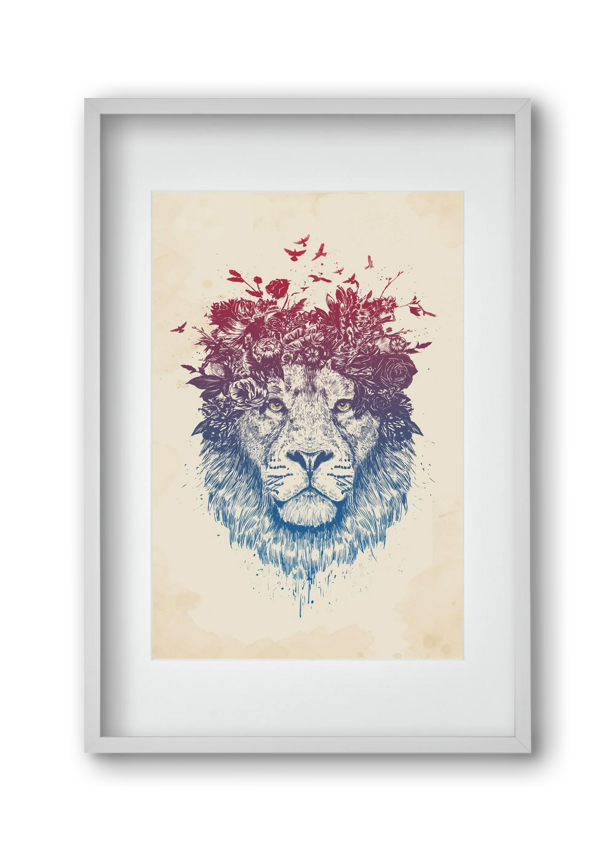 Floral lion III - artbridge