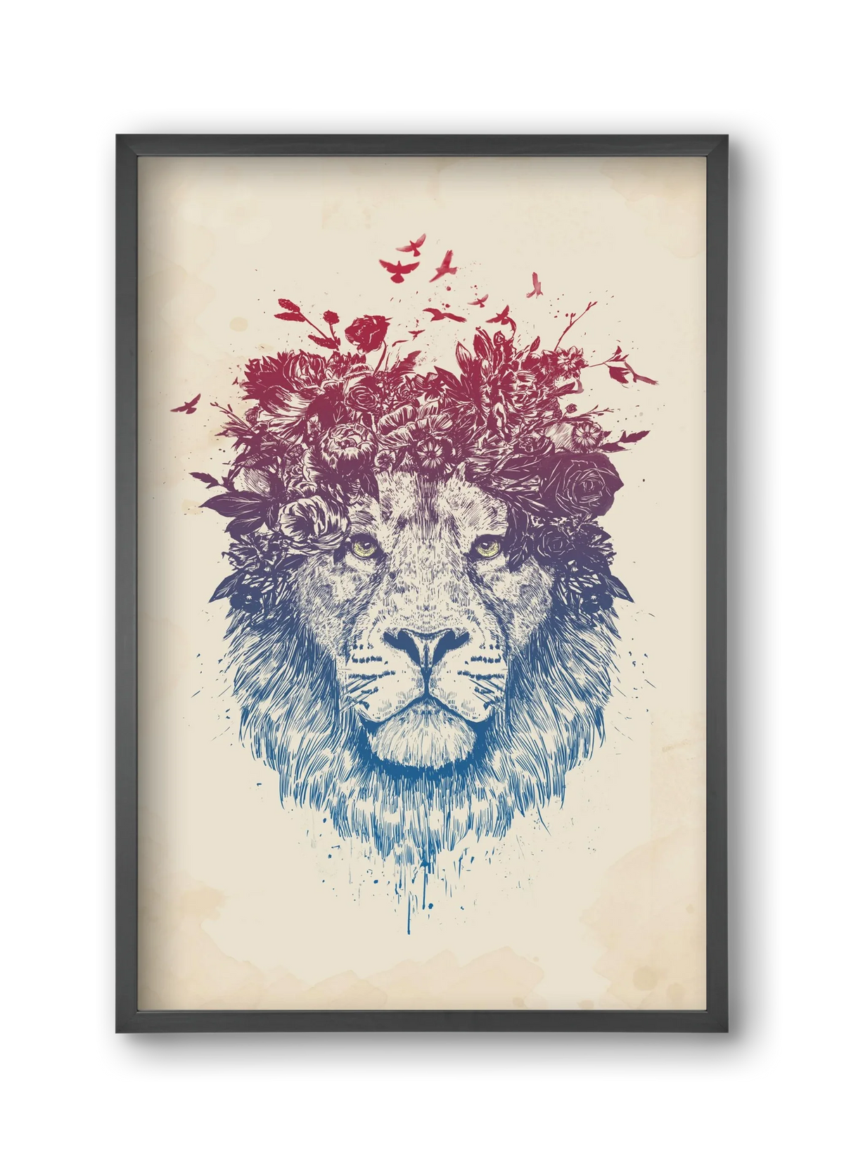 Floral lion III - artbridge