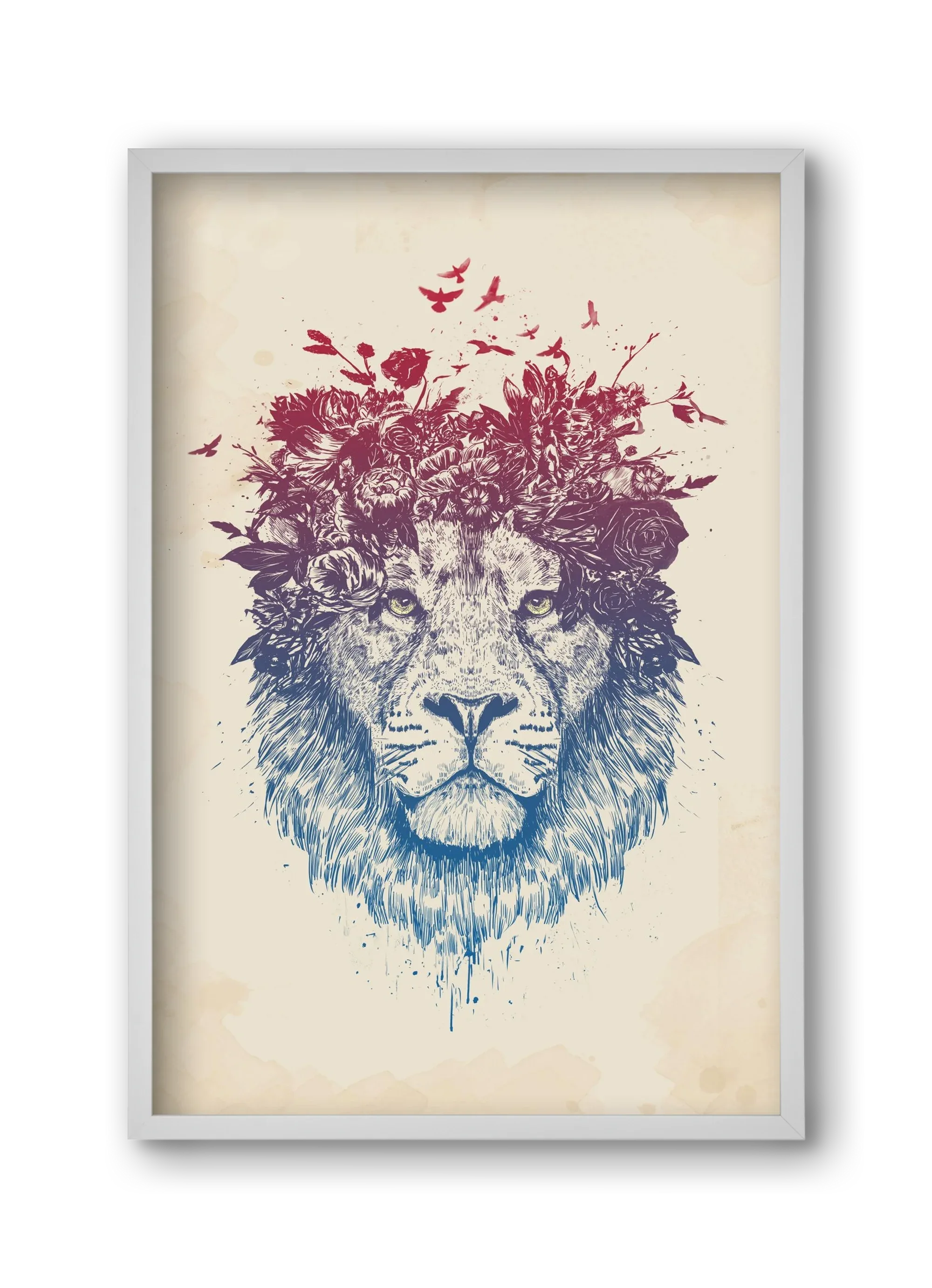 Floral lion III - artbridge