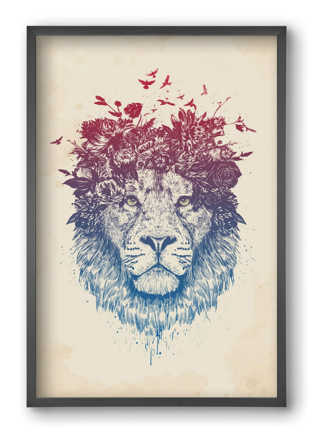 Floral lion III - artbridge