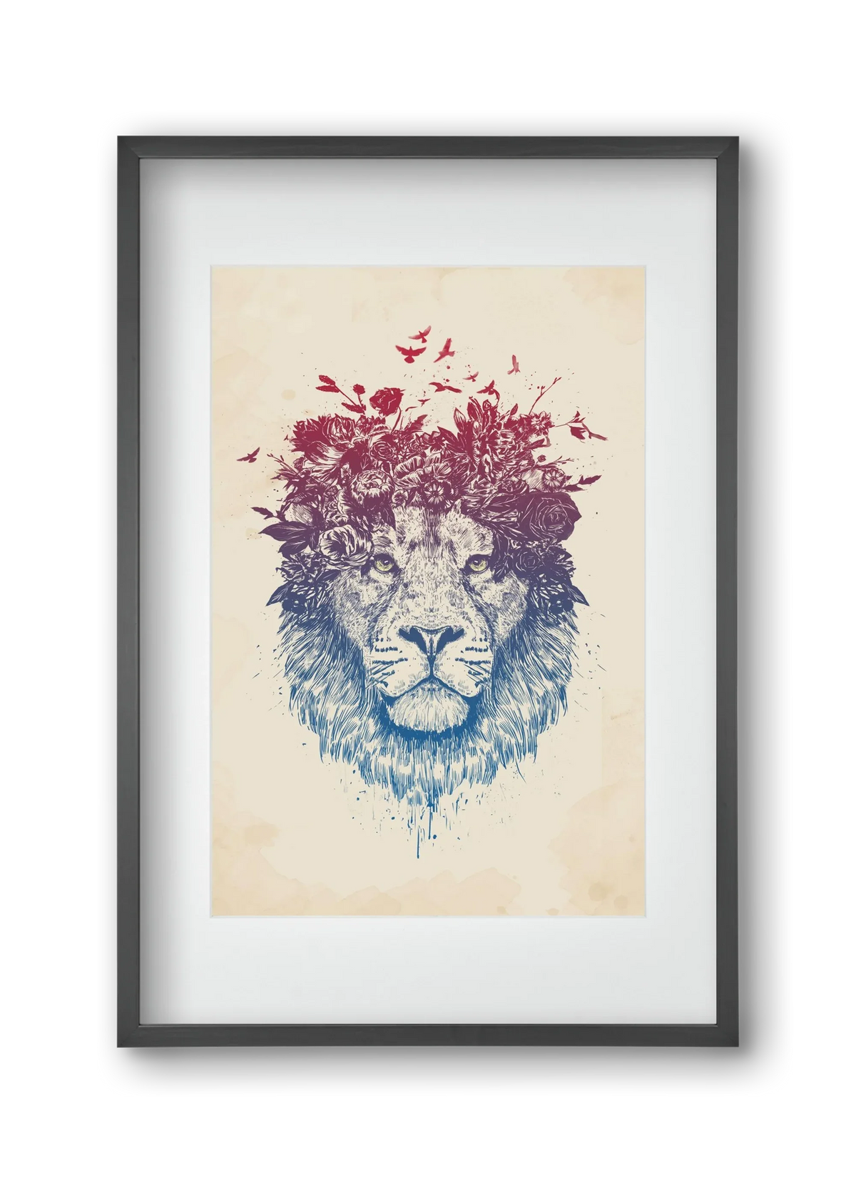 Floral lion III - artbridge