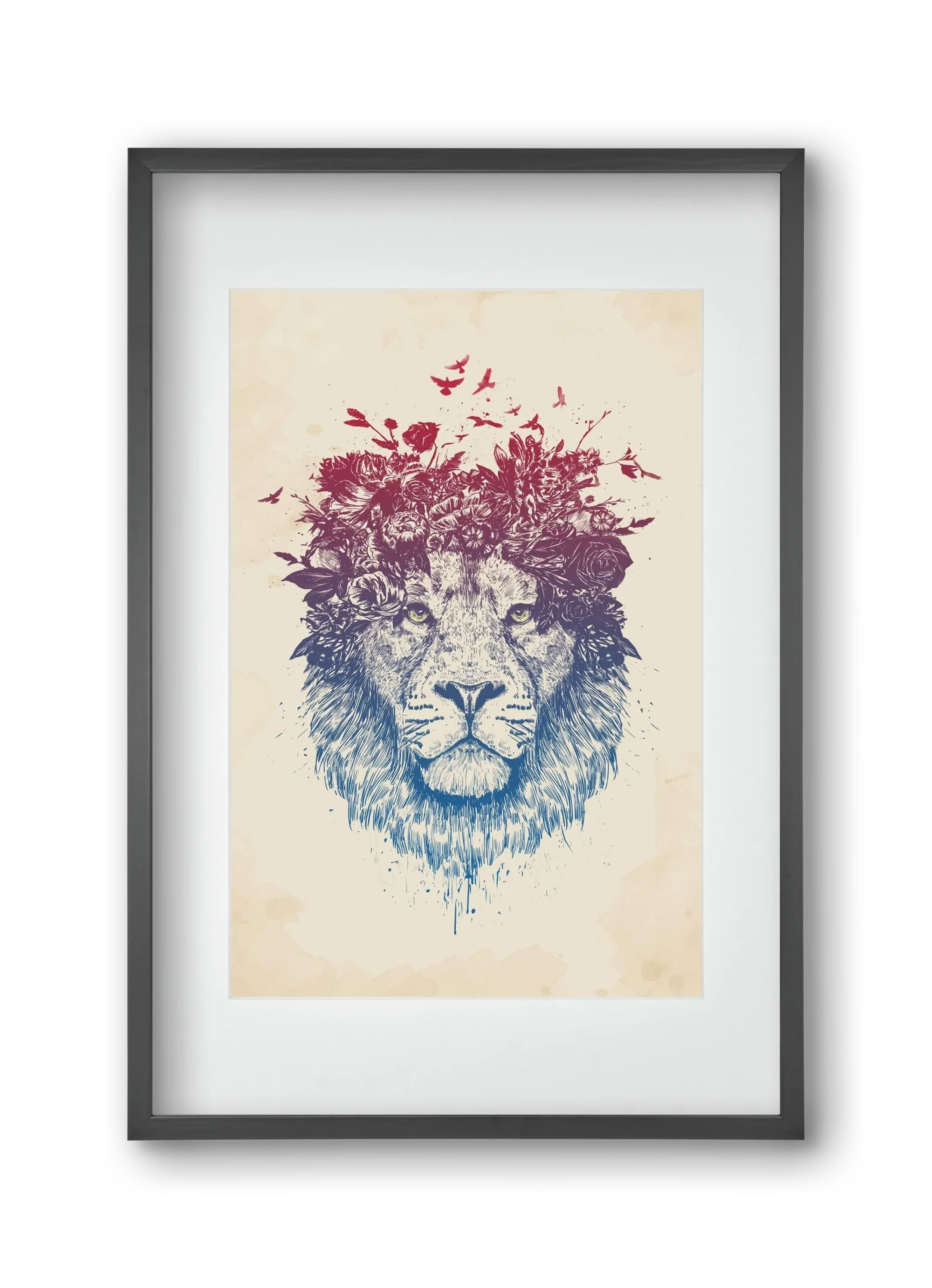 Floral lion III - artbridge