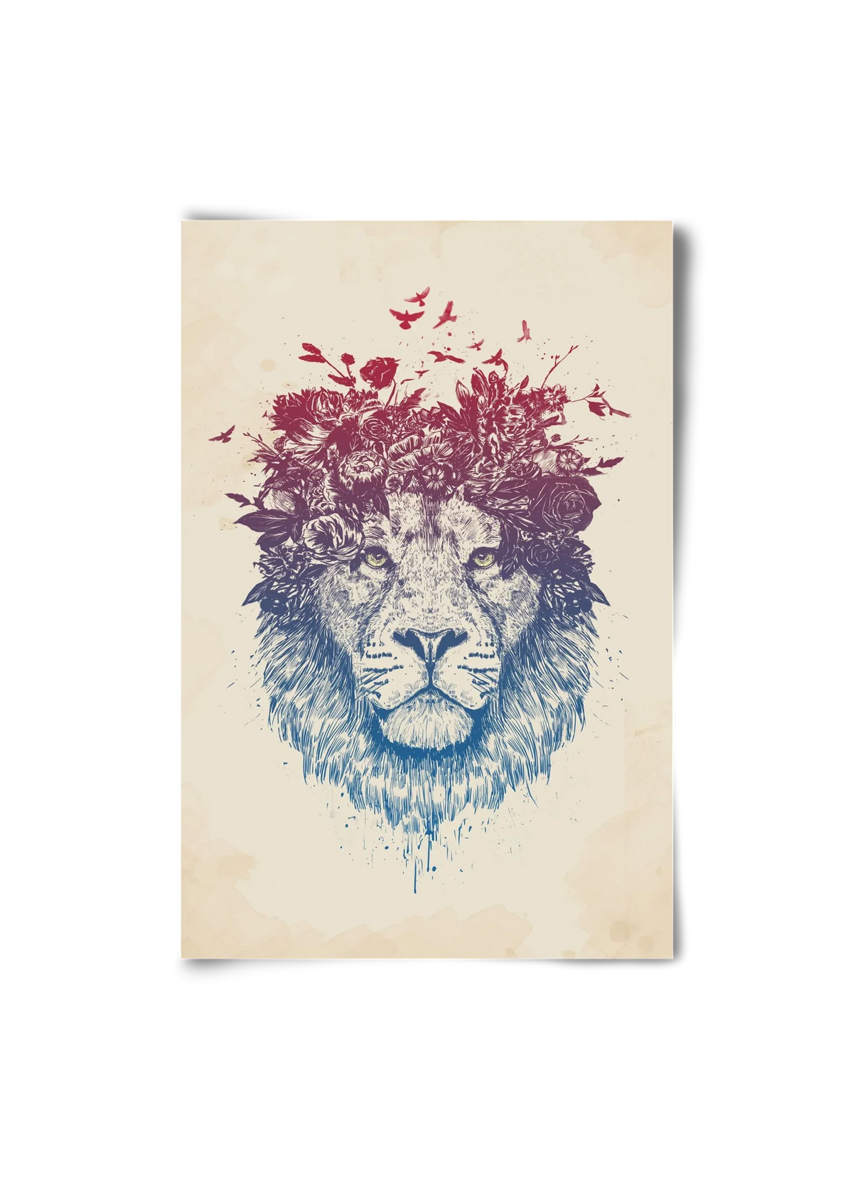 Floral lion III - artbridge