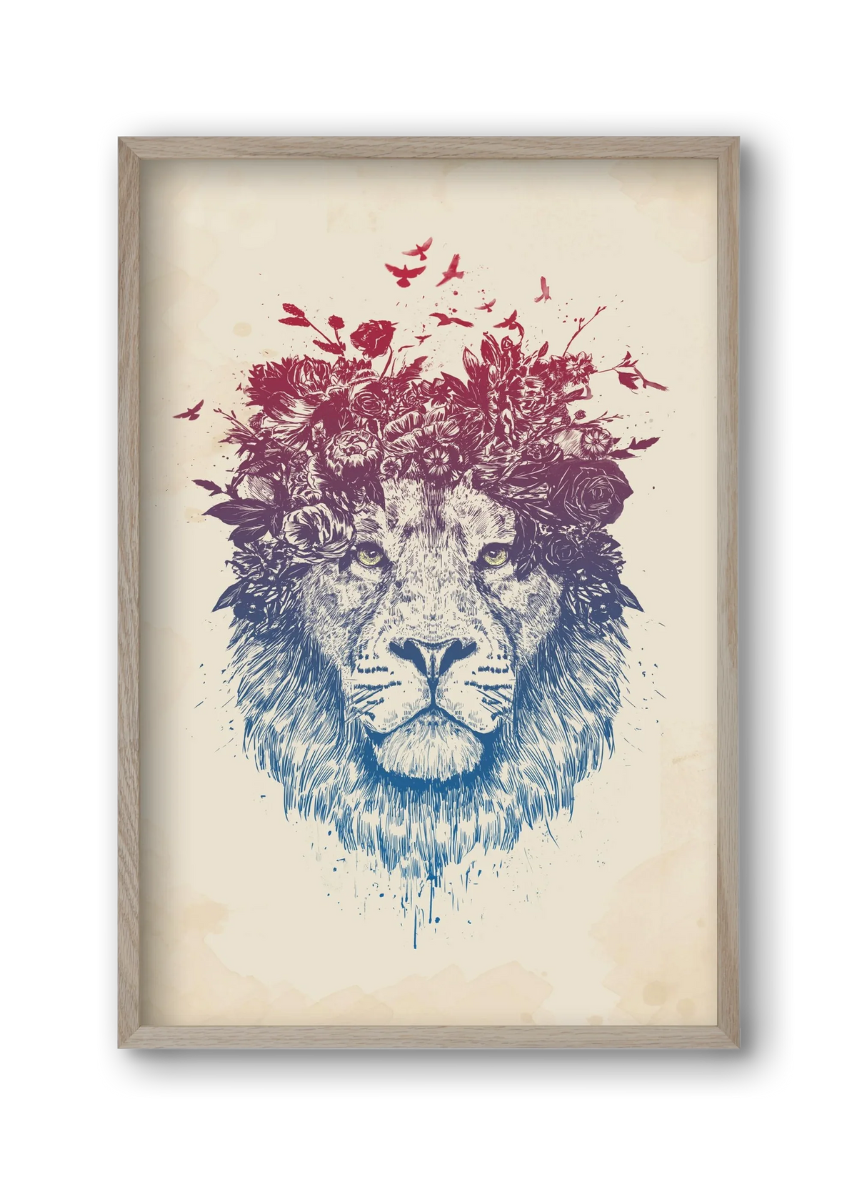 Floral lion III - artbridge