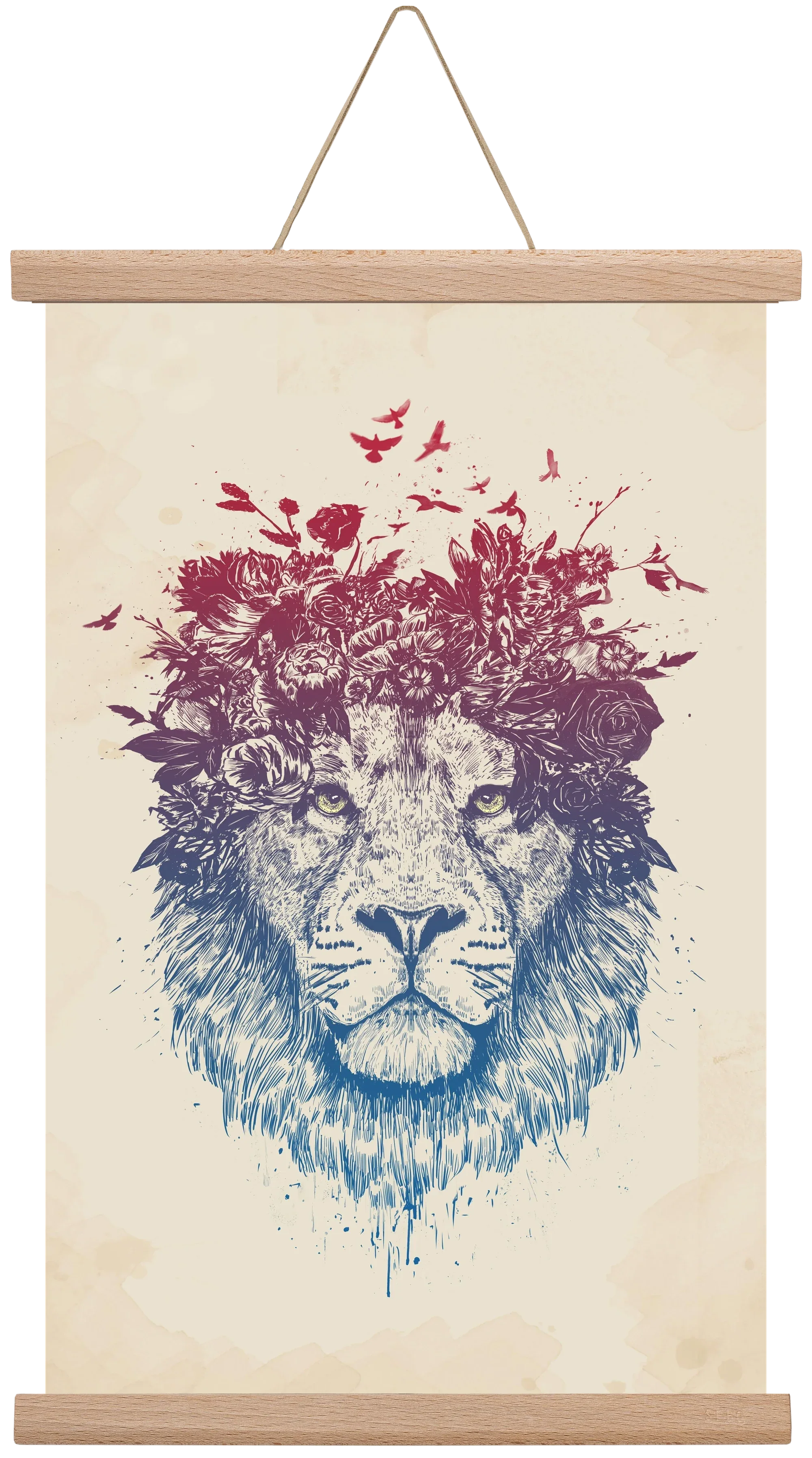 Floral lion III - artbridge