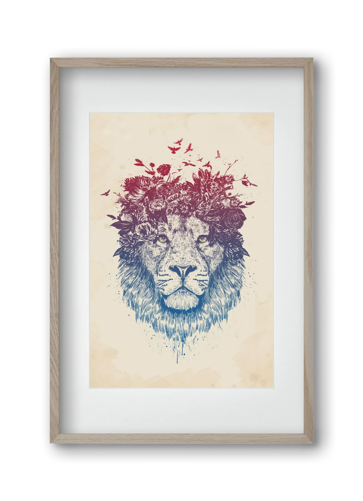 Floral lion III - artbridge
