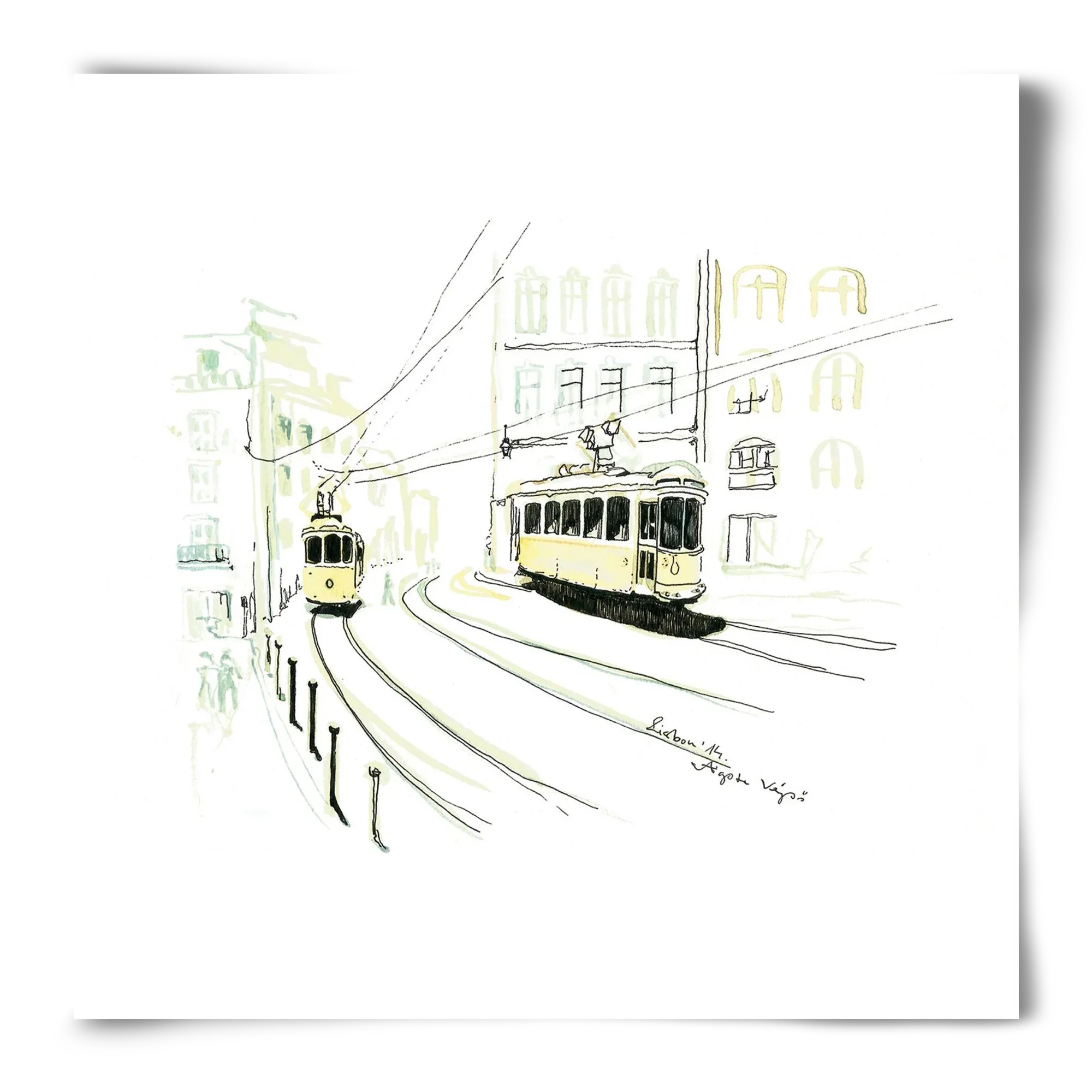 LISBON AQUARELLE NO.9 - artbridge