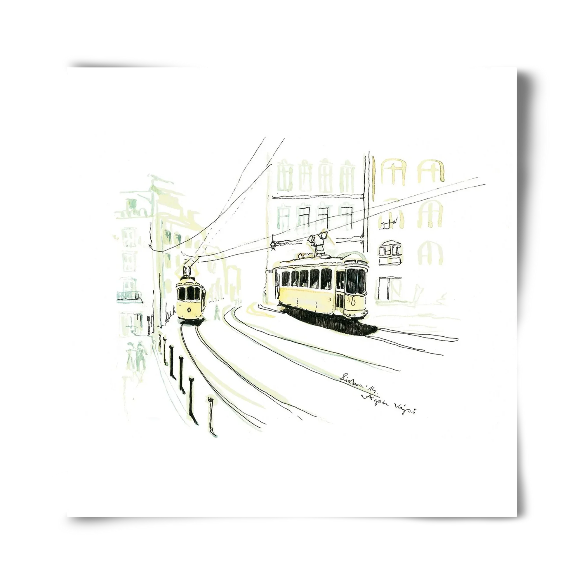 LISBON AQUARELLE NO.9 - artbridge