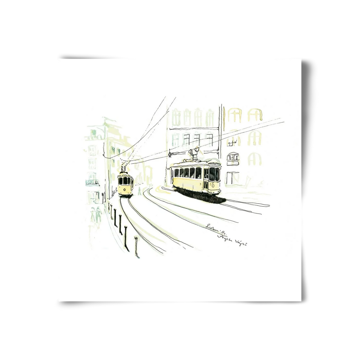 LISBON AQUARELLE NO.9 - artbridge