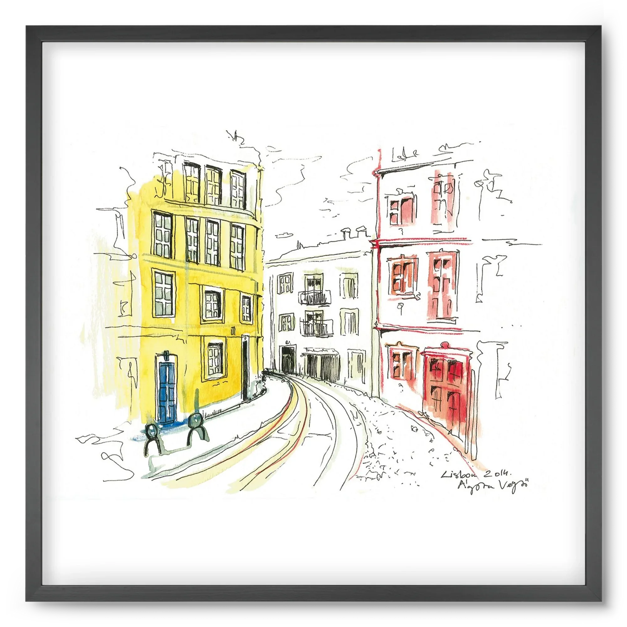 LISBON AQUARELLE NO.10 - artbridge