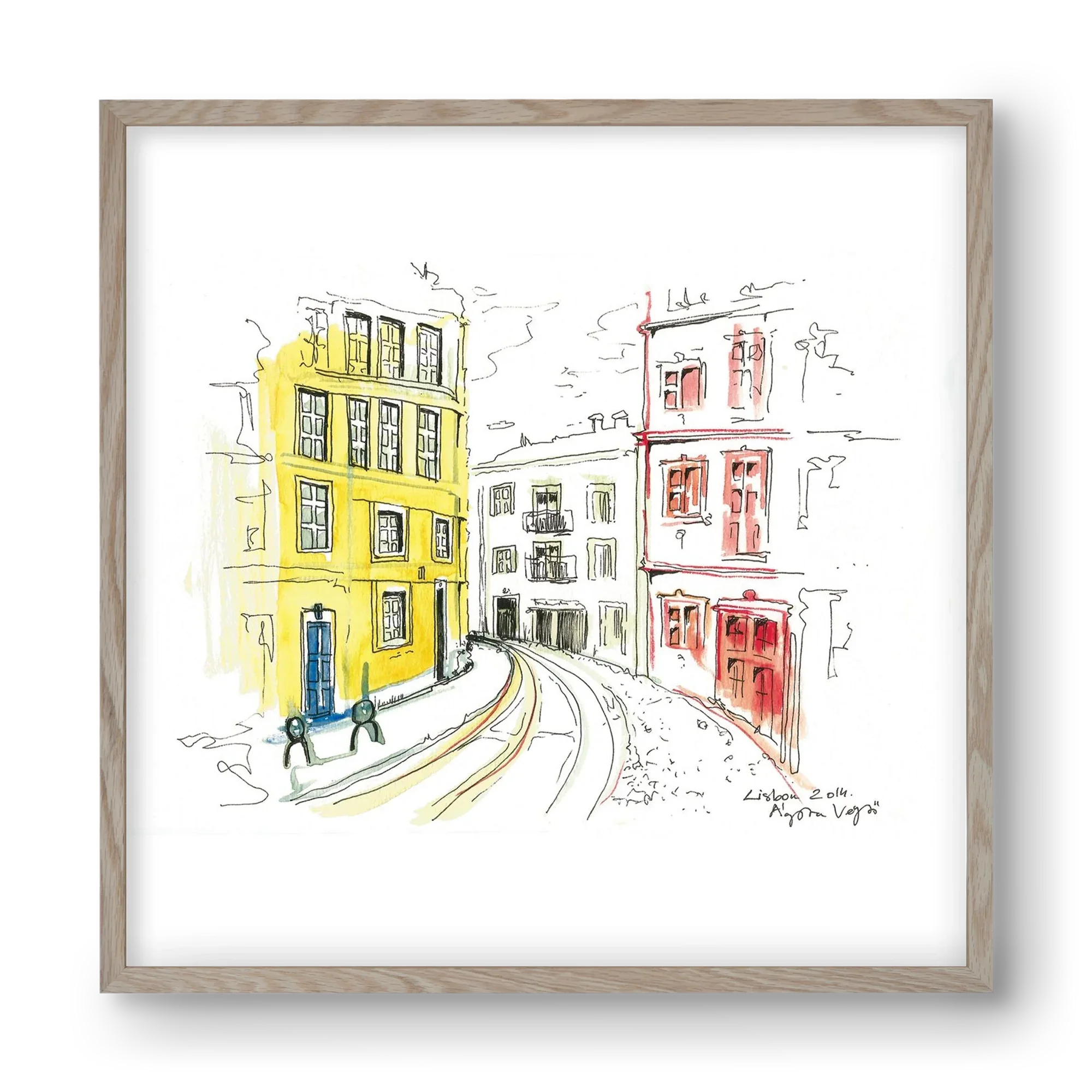 LISBON AQUARELLE NO.10 - artbridge