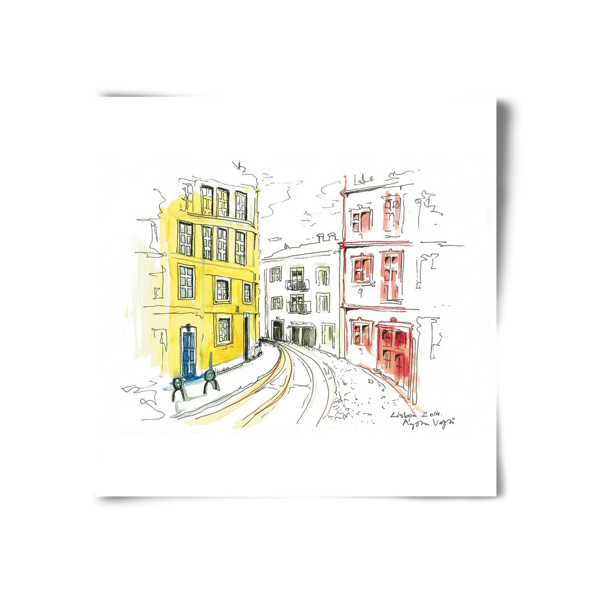 LISBON AQUARELLE NO.10 - artbridge