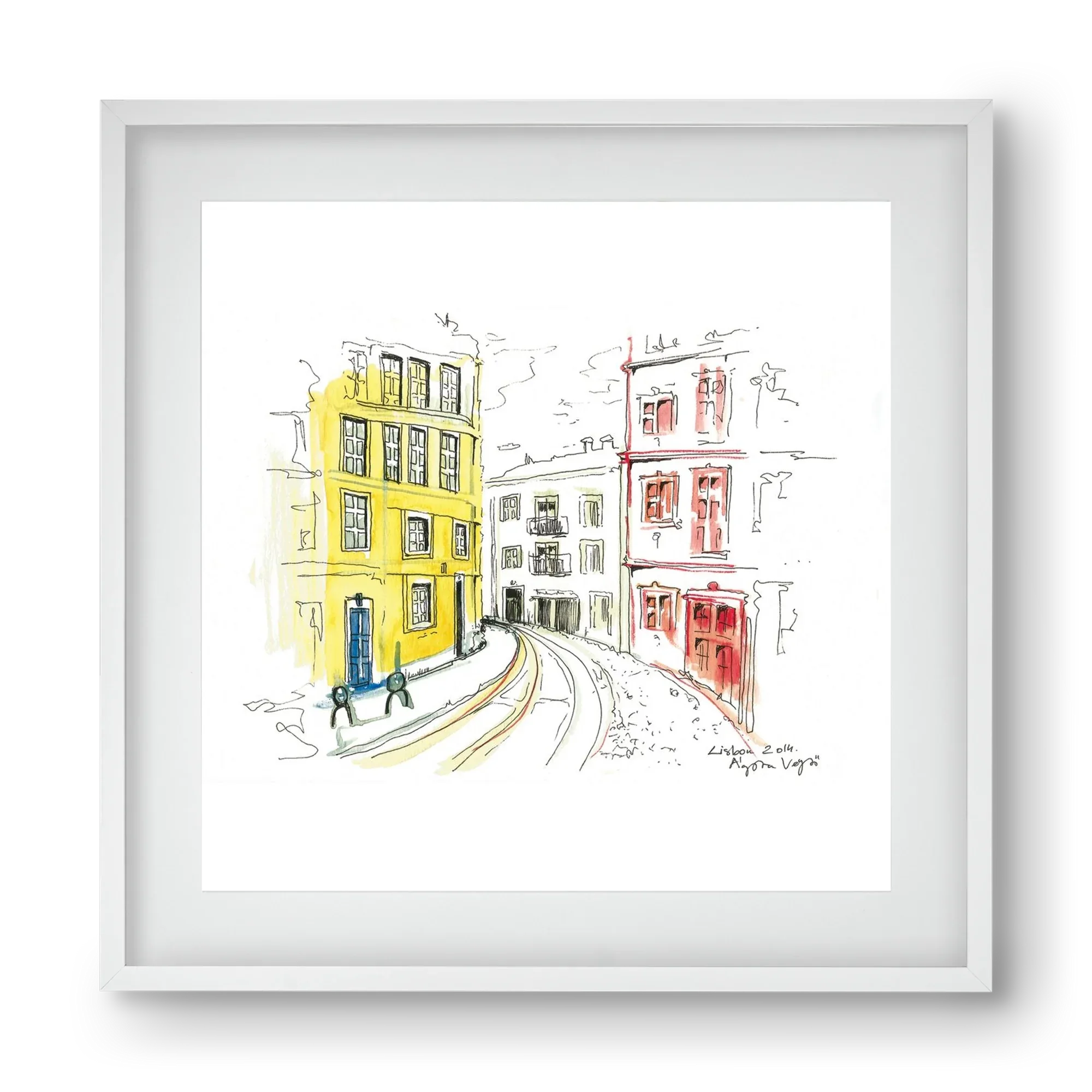 LISBON AQUARELLE NO.10 - artbridge