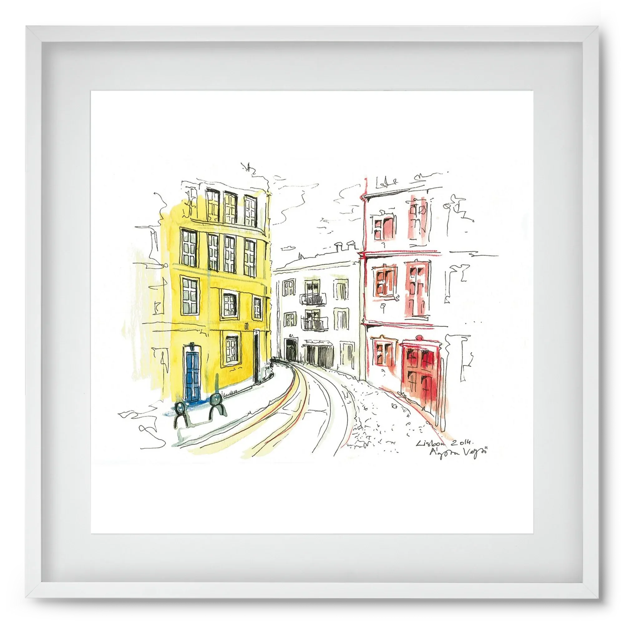 LISBON AQUARELLE NO.10 - artbridge