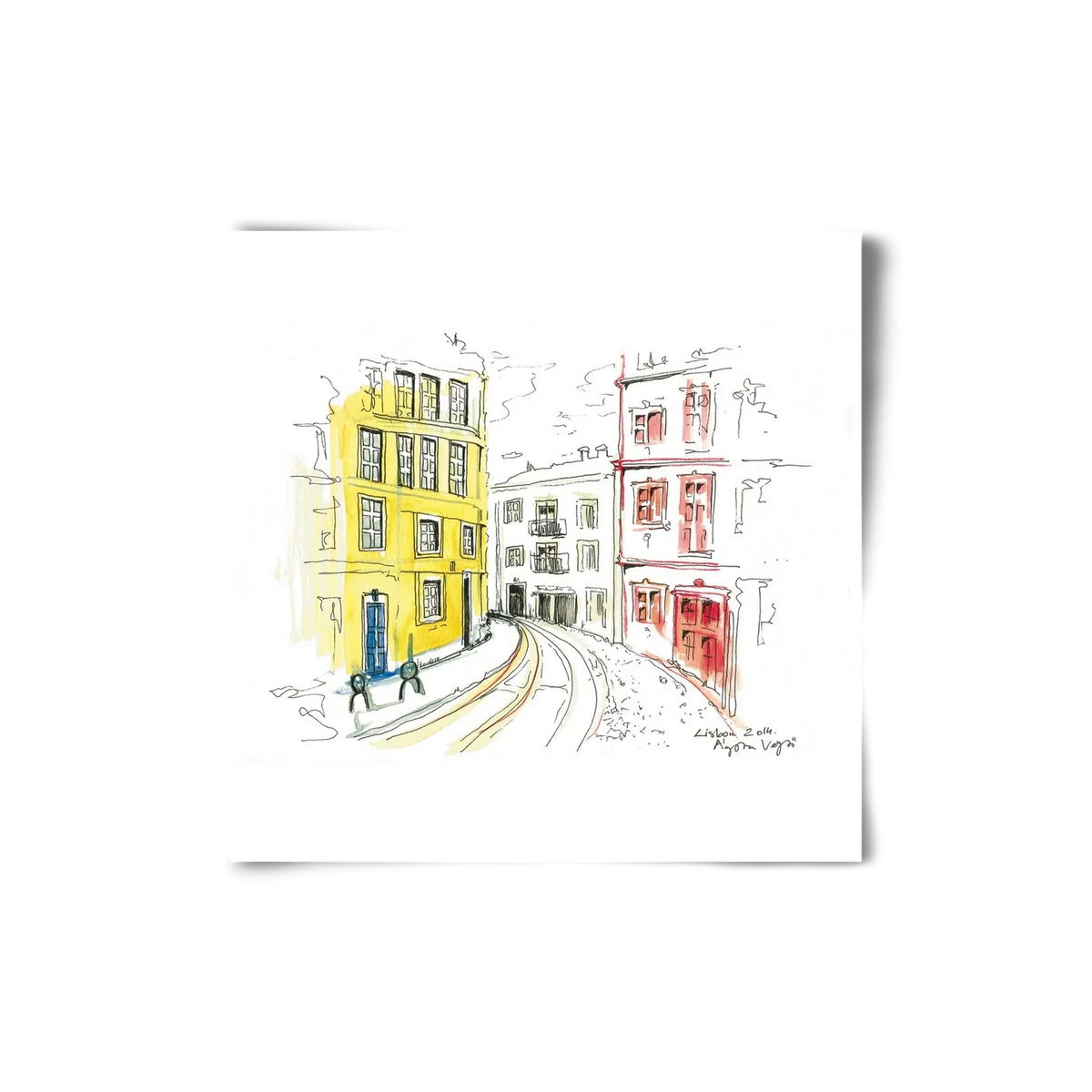 LISBON AQUARELLE NO.10 - artbridge
