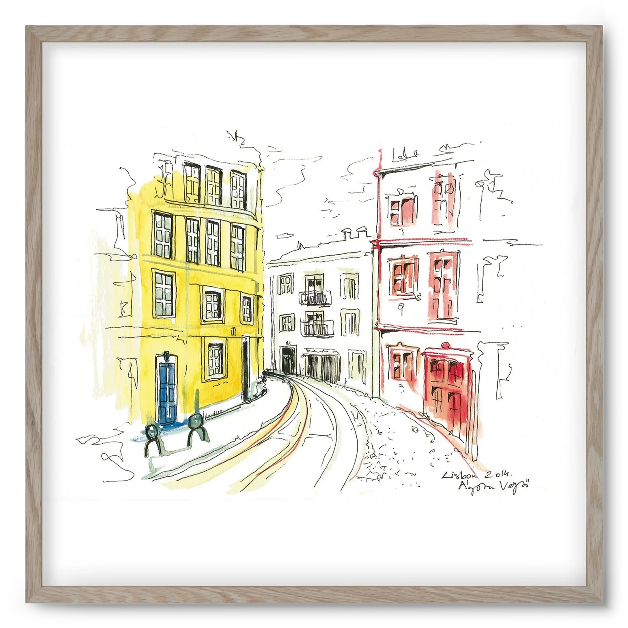 LISBON AQUARELLE NO.10 - artbridge