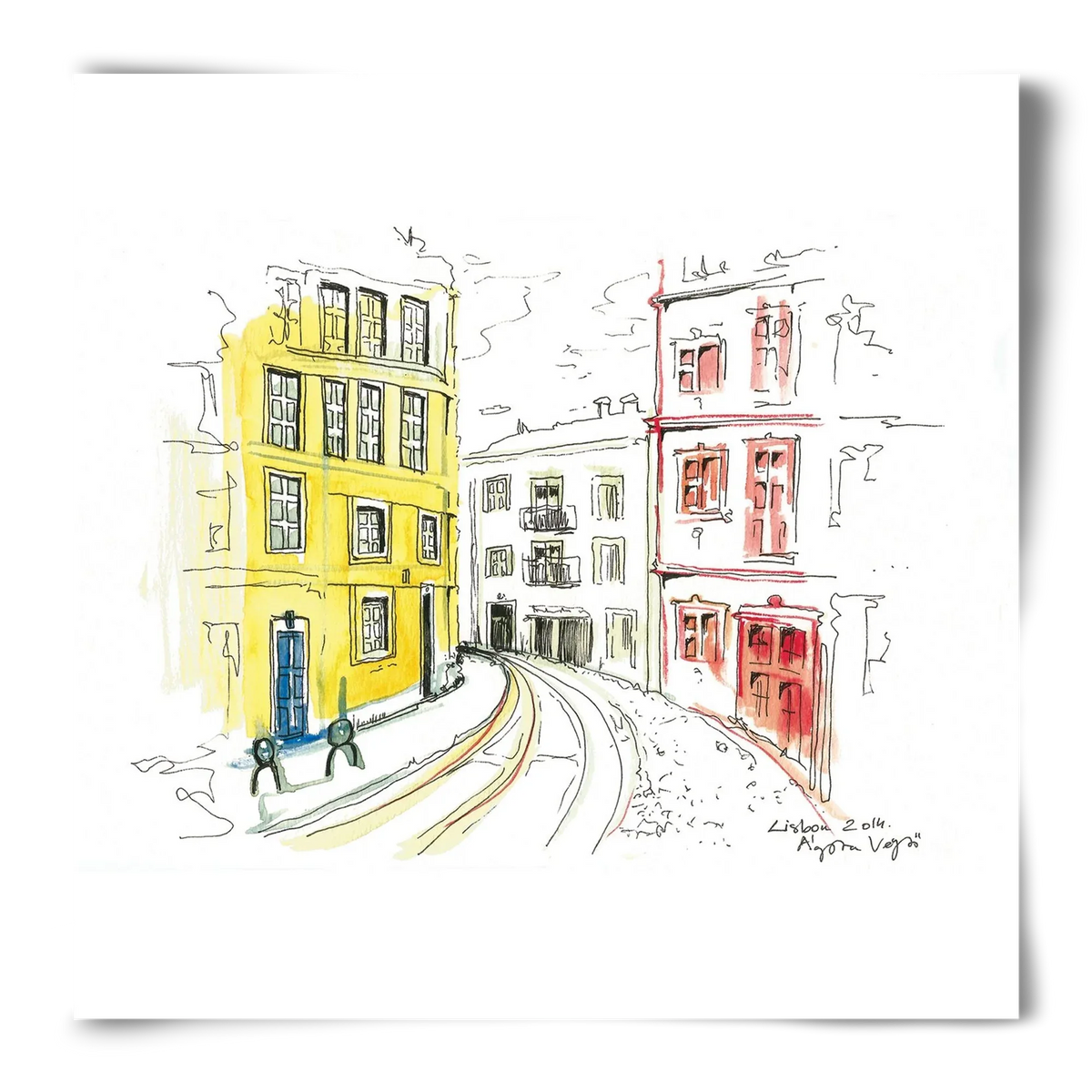 LISBON AQUARELLE NO.10 - artbridge