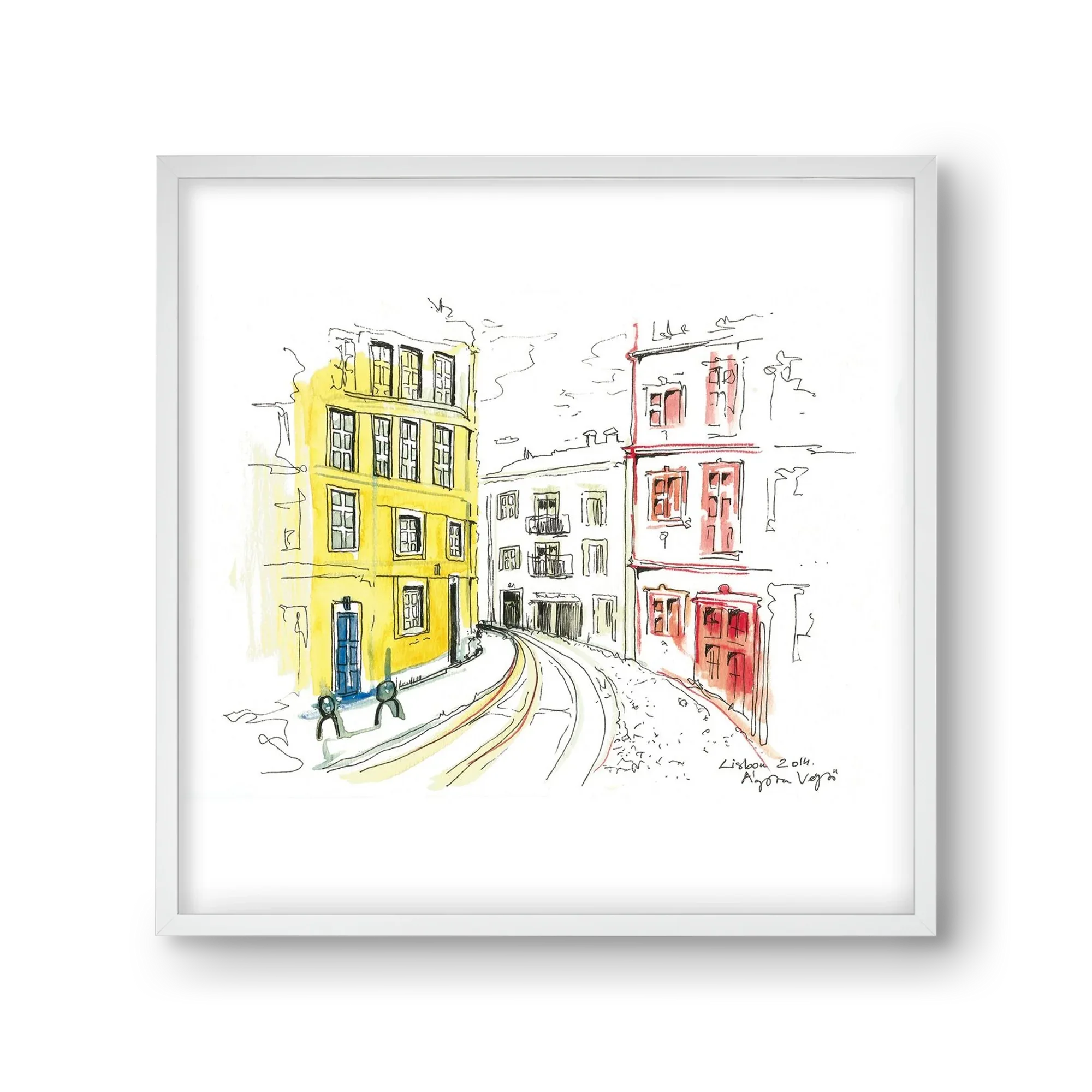 LISBON AQUARELLE NO.10 - artbridge