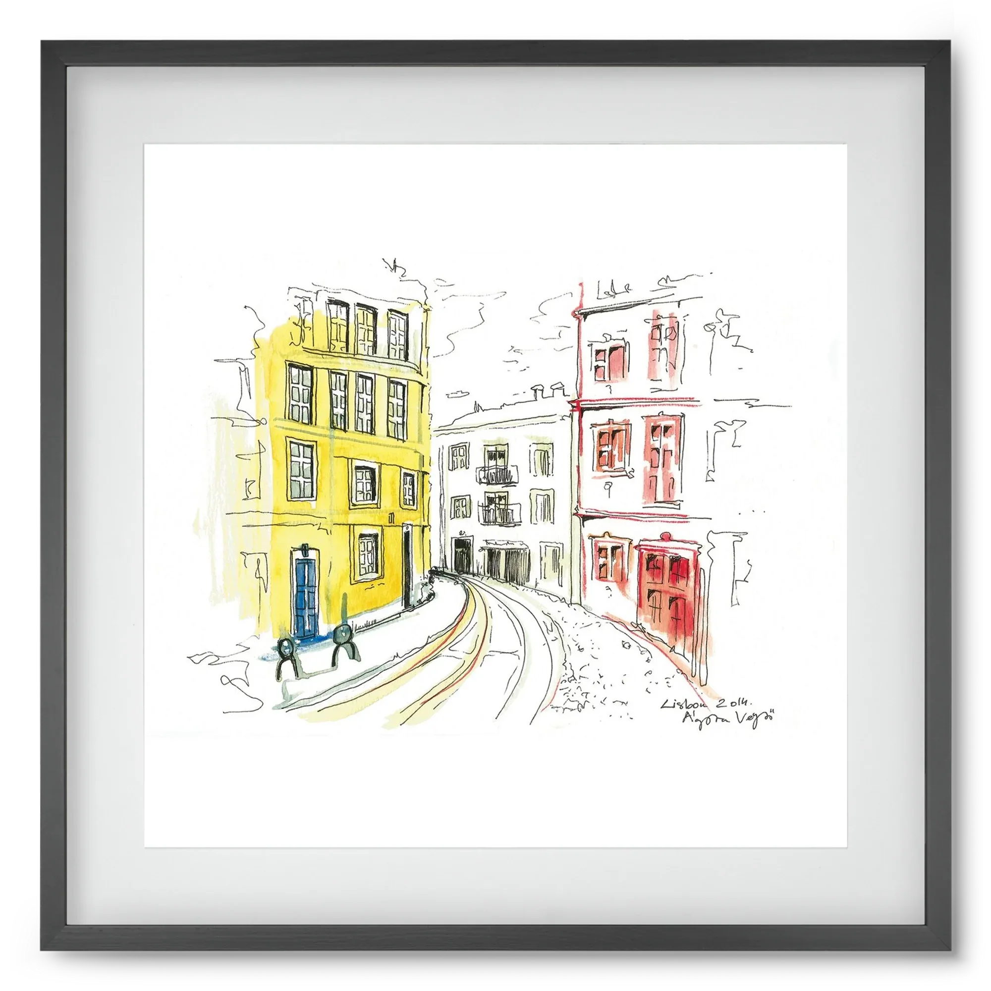 LISBON AQUARELLE NO.10 - artbridge
