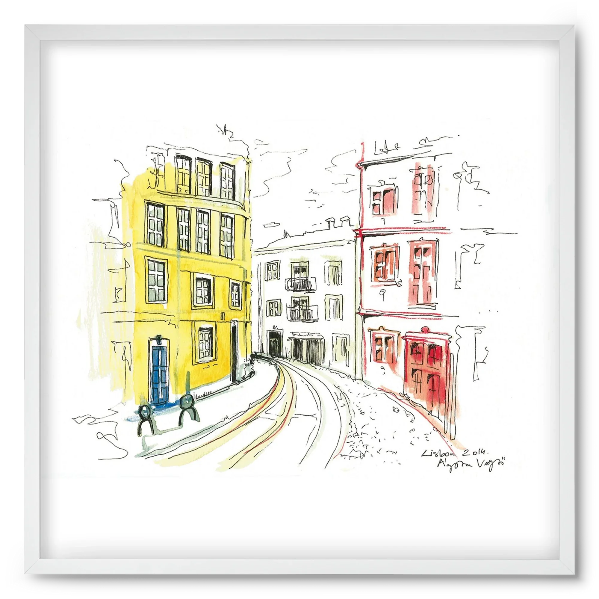 LISBON AQUARELLE NO.10 - artbridge