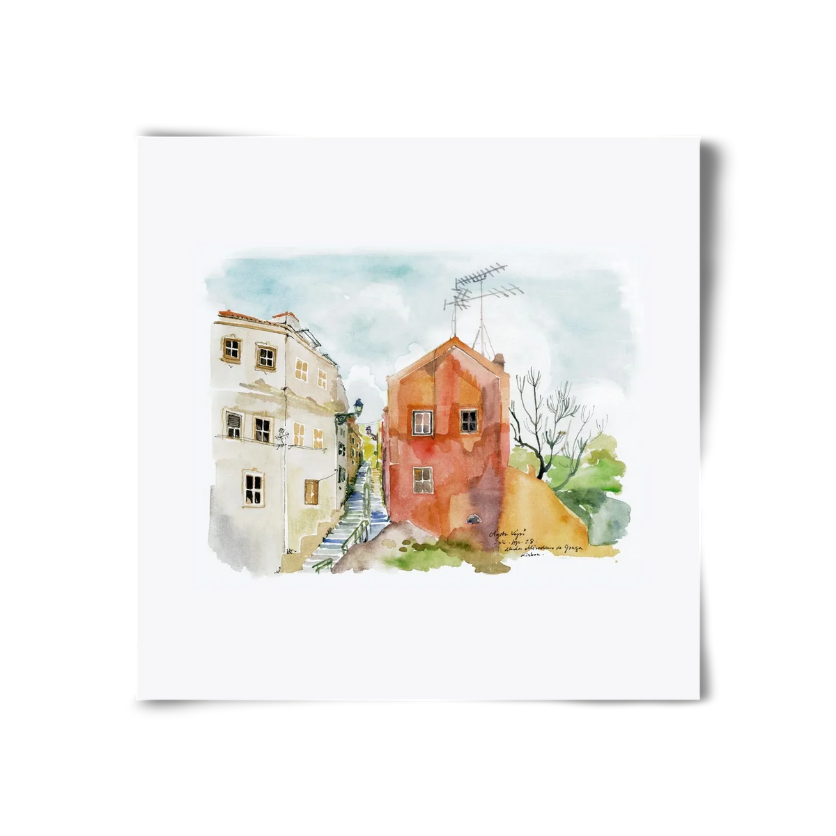 LISBON AQUARELLE NO.12 - artbridge