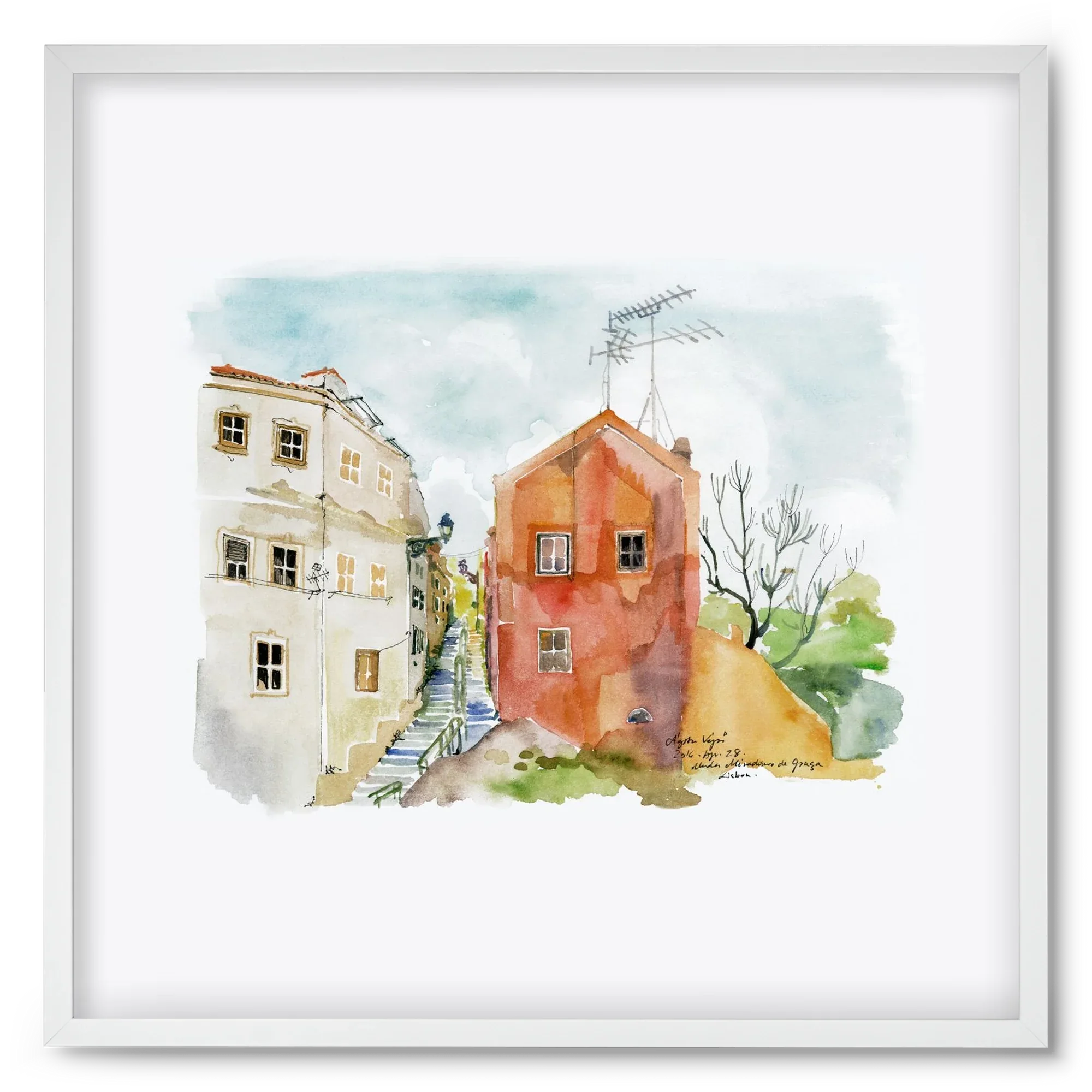 LISBON AQUARELLE NO.12 - artbridge