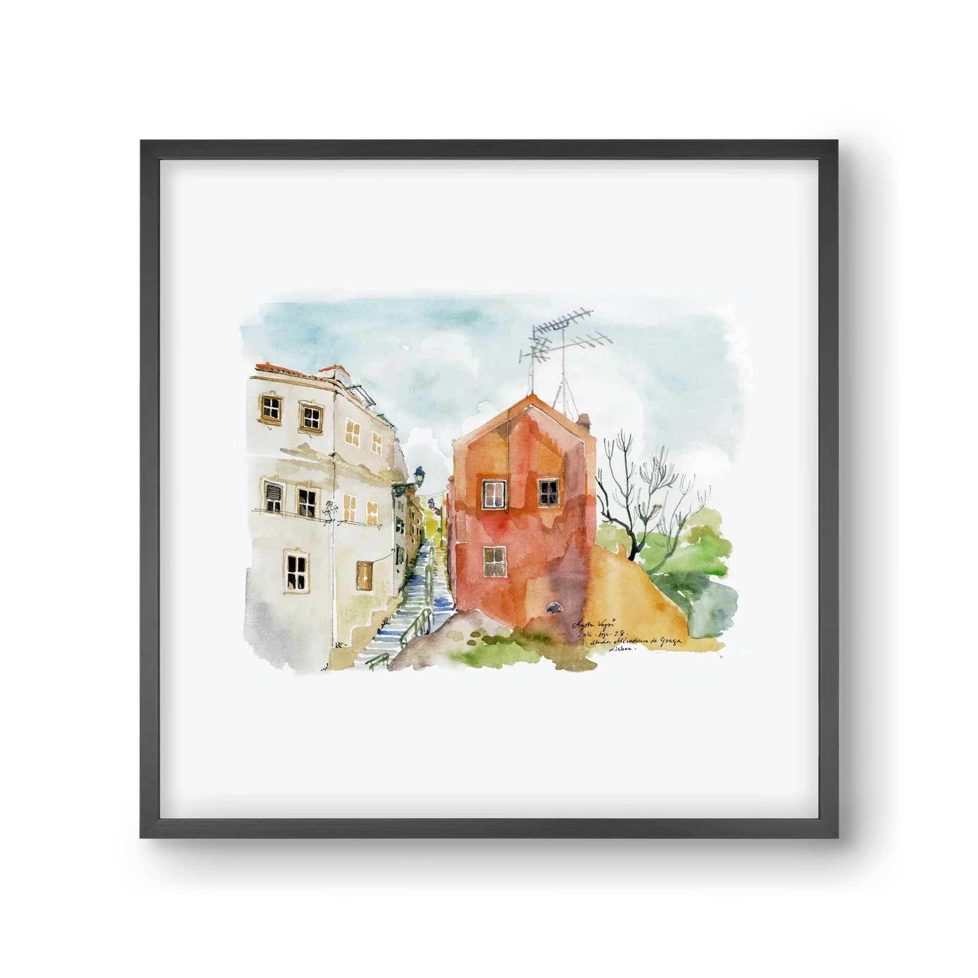 LISBON AQUARELLE NO.12 - artbridge