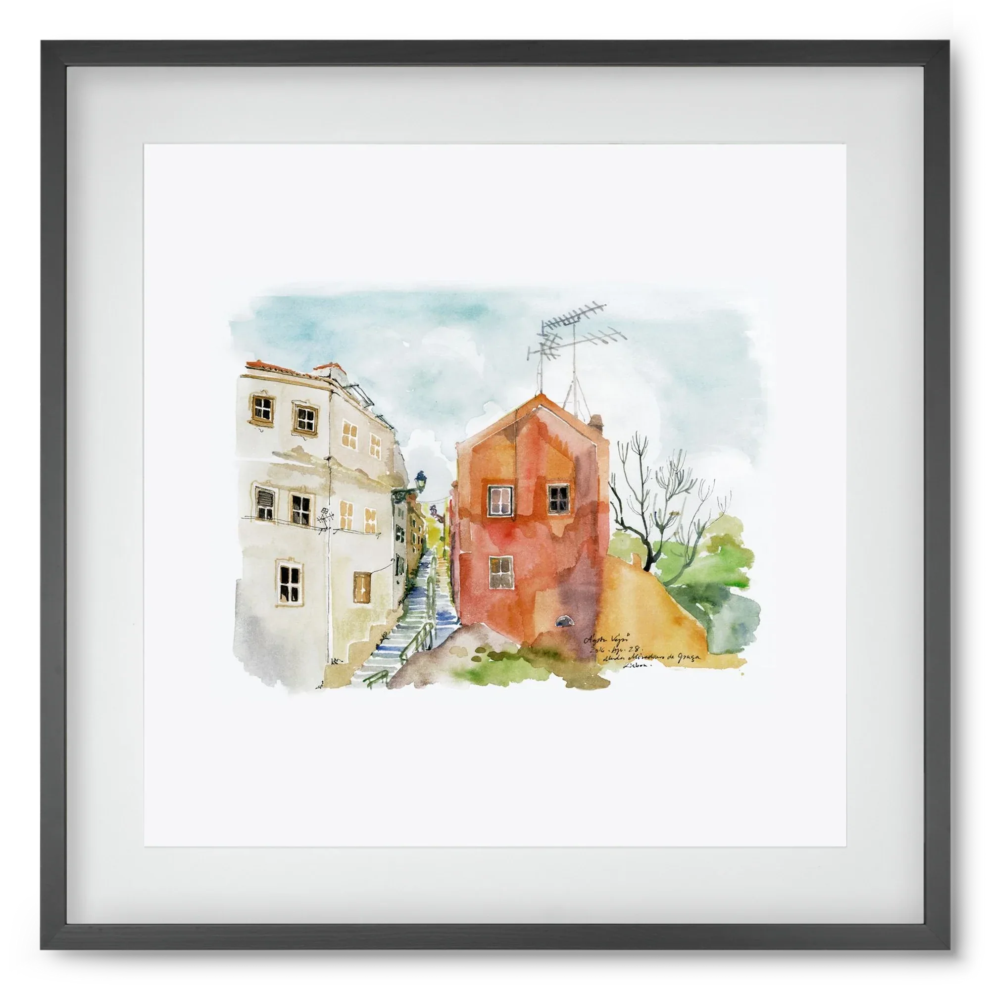 LISBON AQUARELLE NO.12 - artbridge