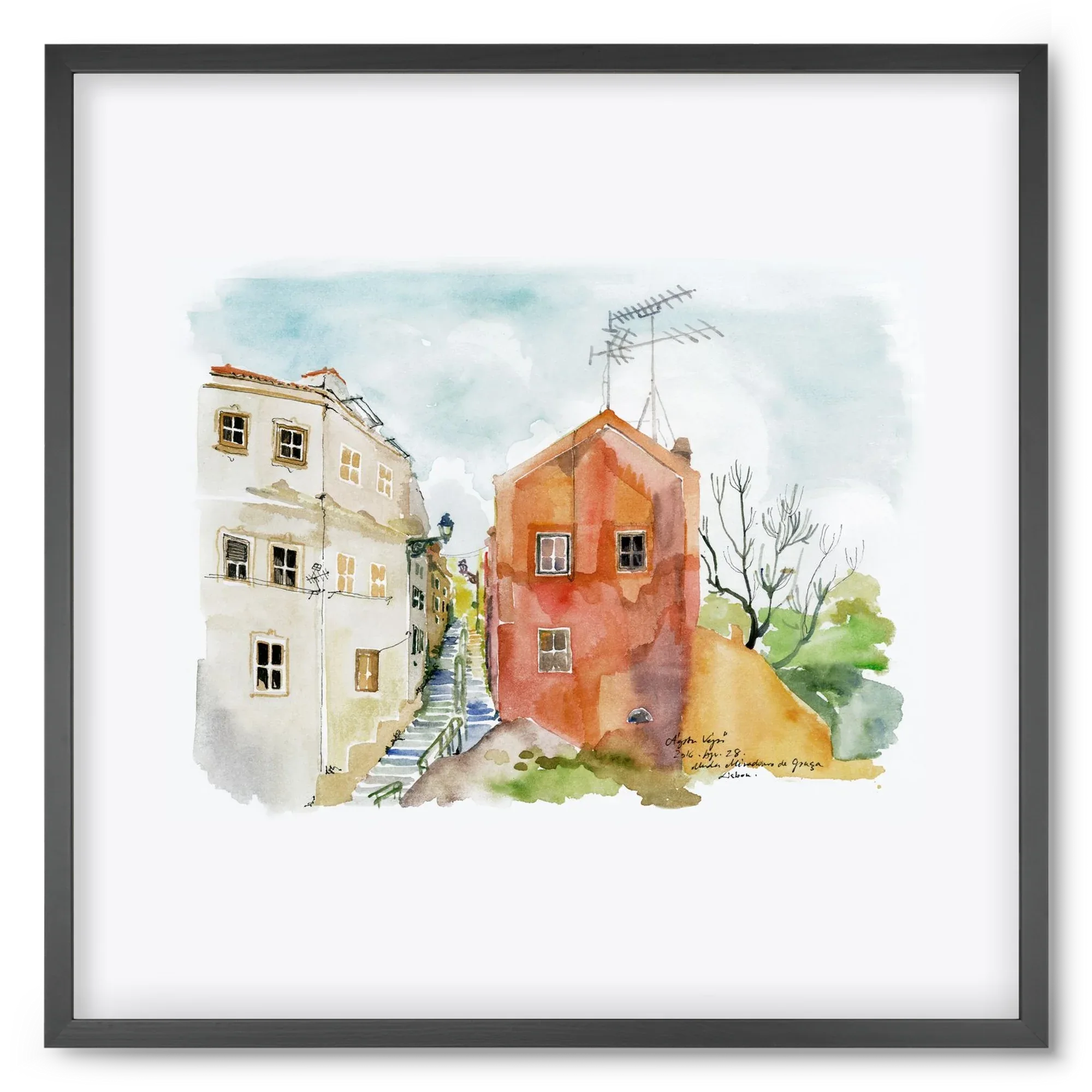 LISBON AQUARELLE NO.12 - artbridge