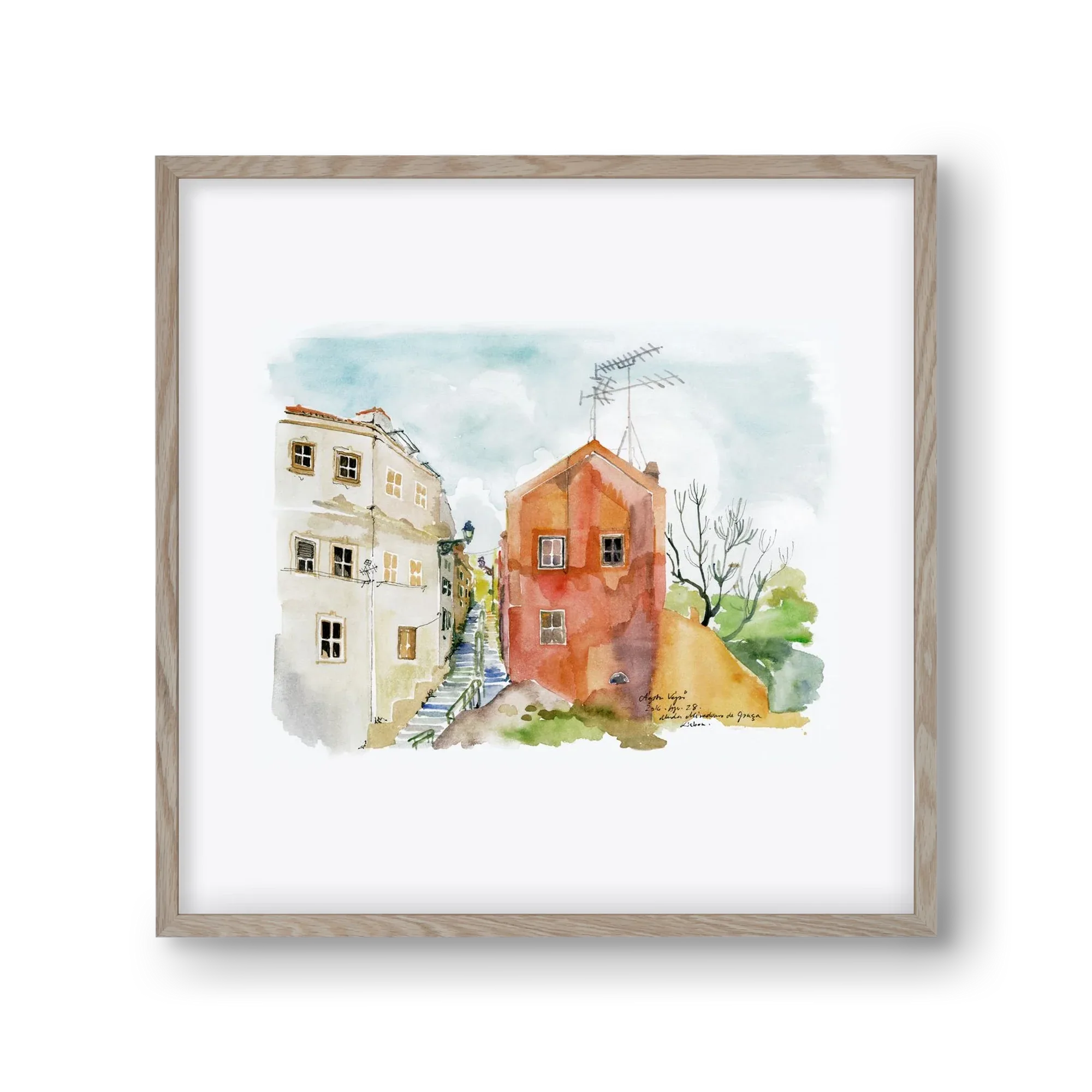 LISBON AQUARELLE NO.12 - artbridge