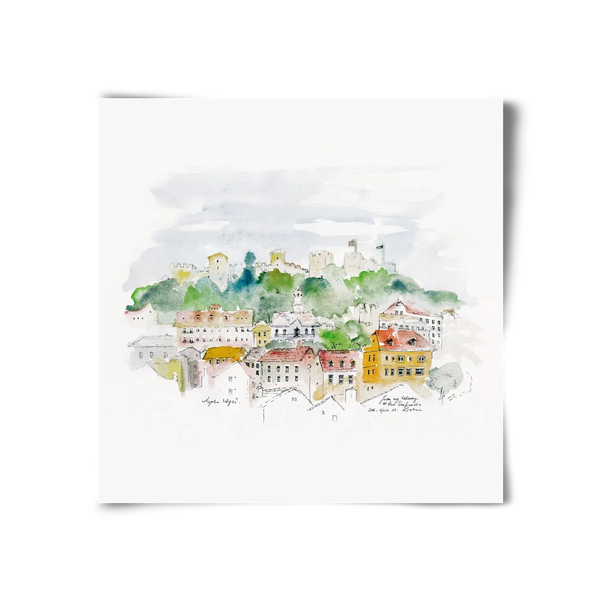 LISBON AQUARELLE NO.13 - artbridge