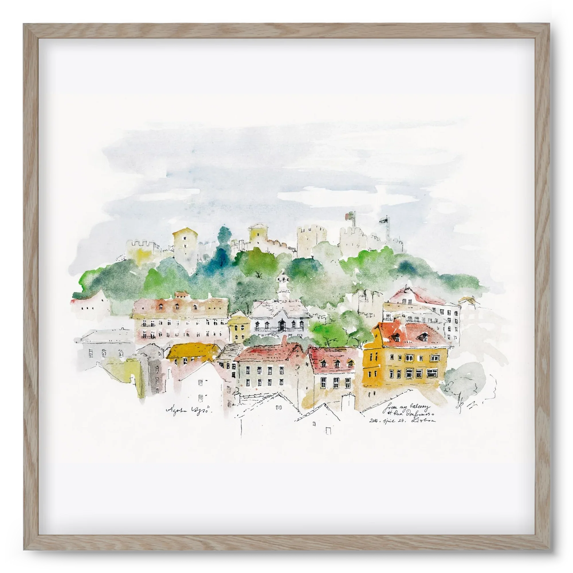 LISBON AQUARELLE NO.13 - artbridge