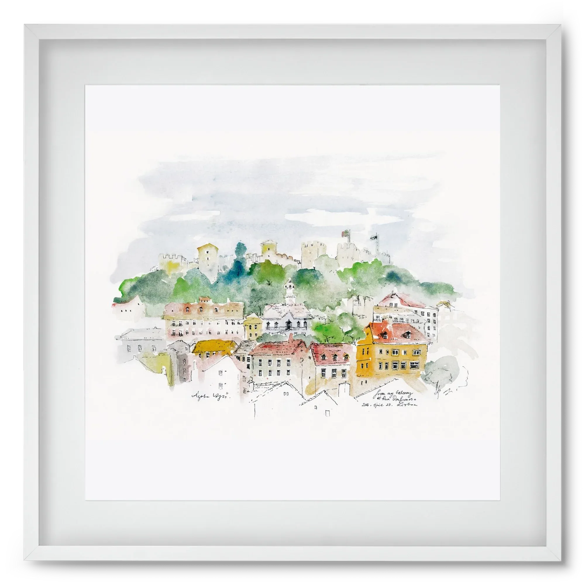 LISBON AQUARELLE NO.13 - artbridge