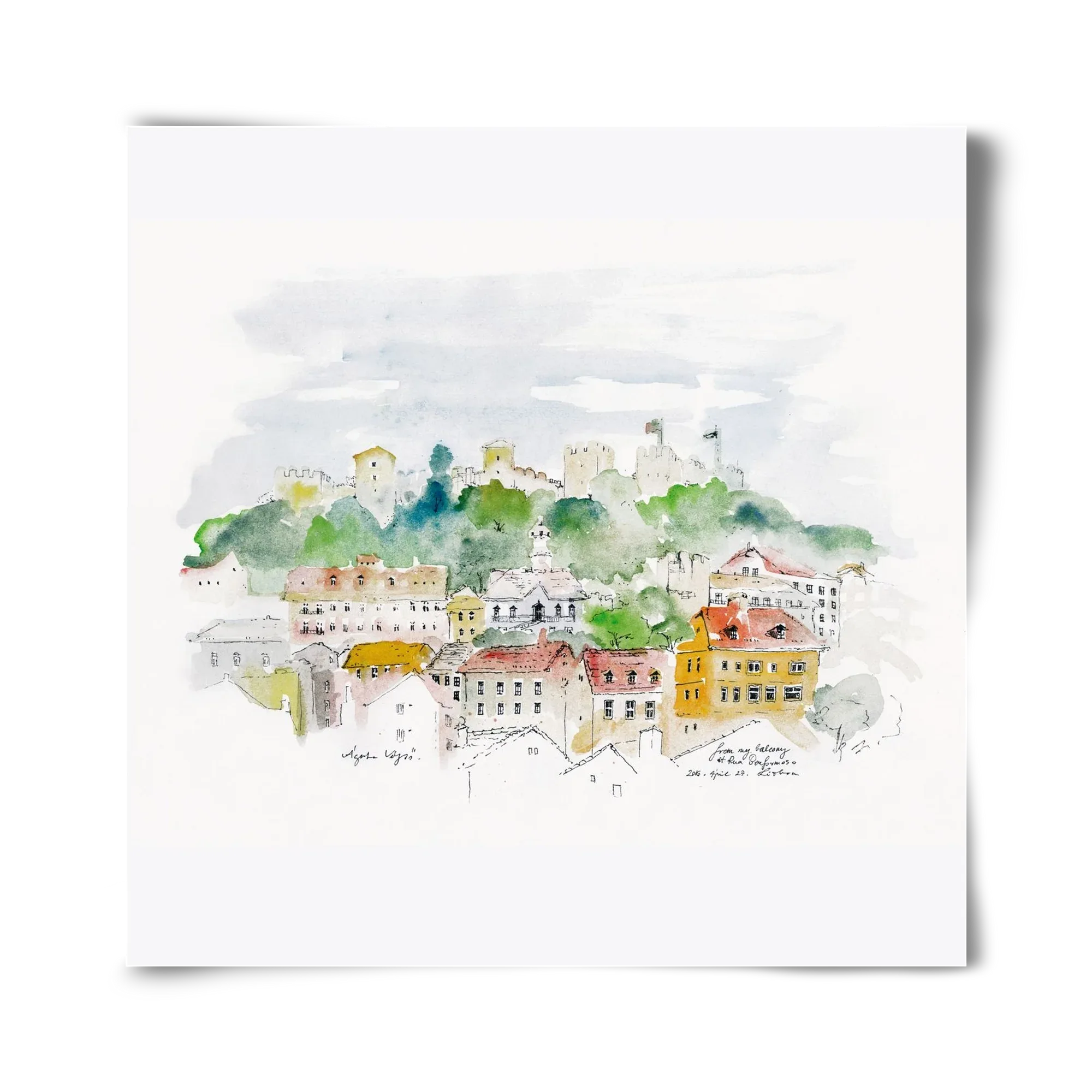 LISBON AQUARELLE NO.13 - artbridge