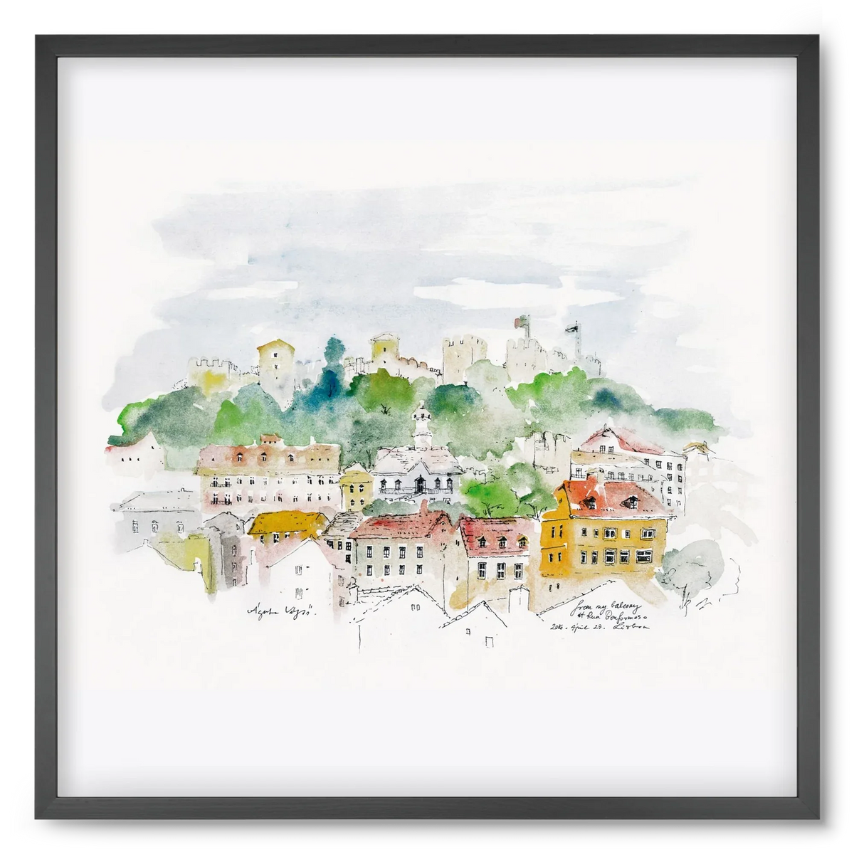 LISBON AQUARELLE NO.13 - artbridge