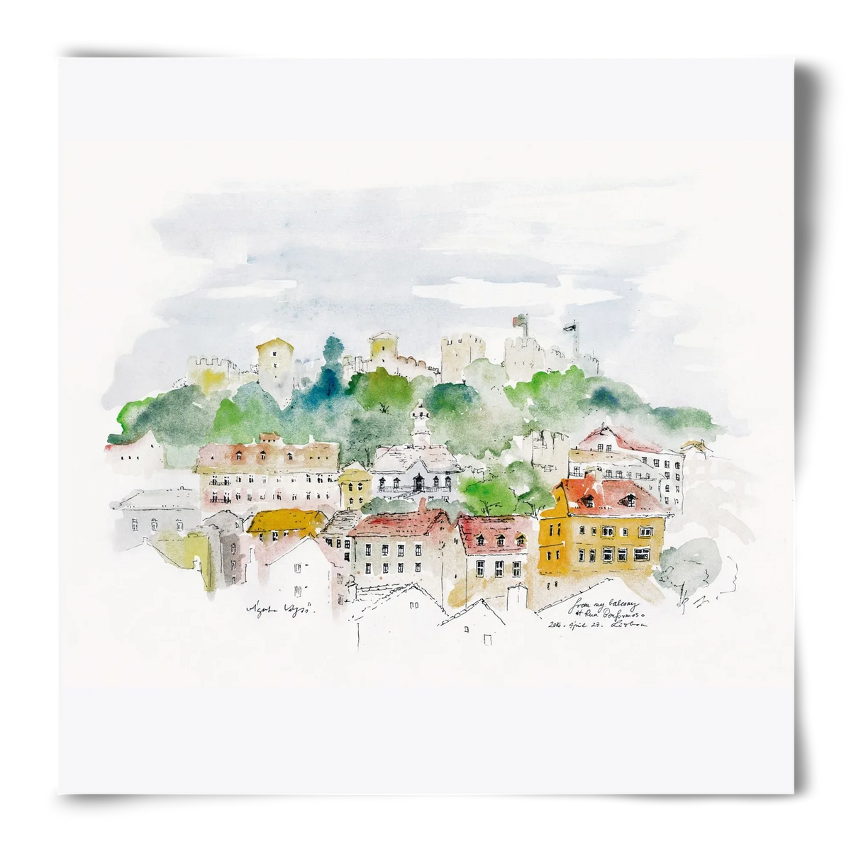 LISBON AQUARELLE NO.13 - artbridge