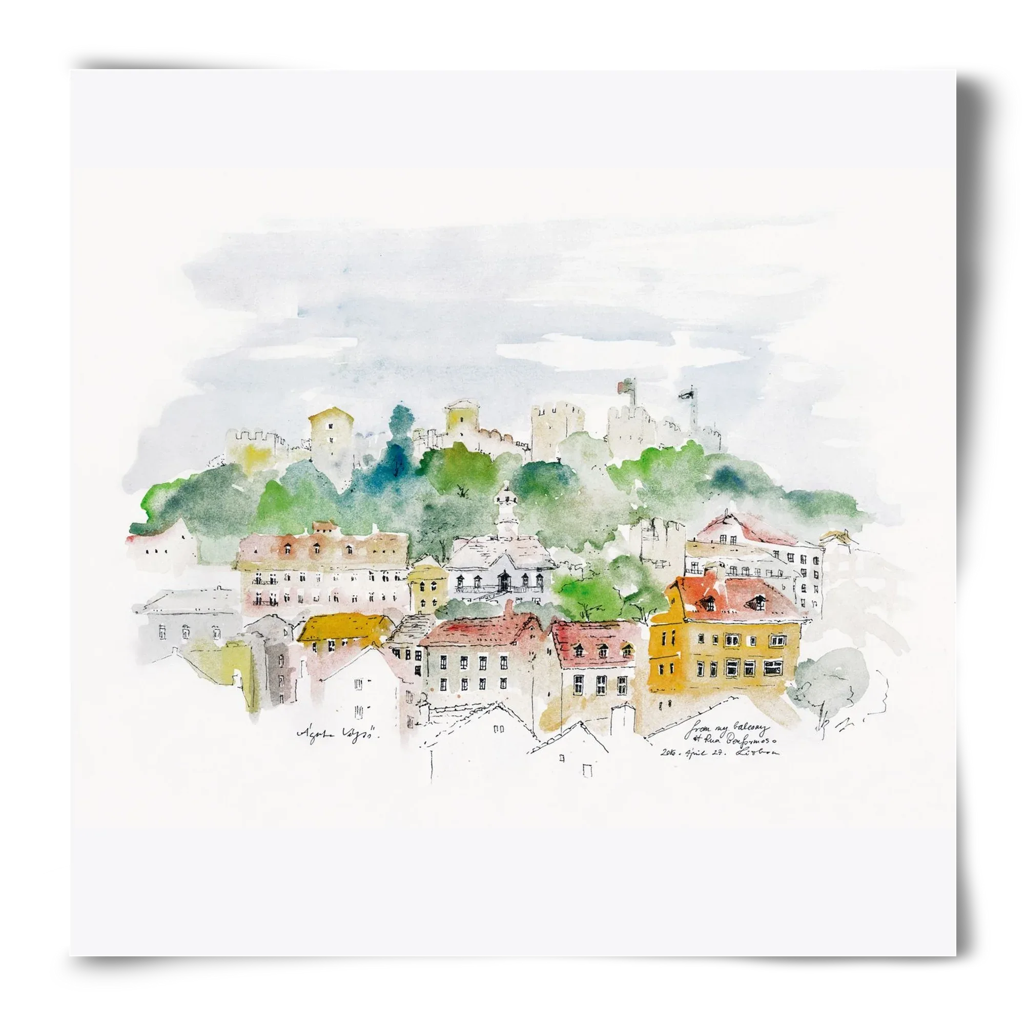LISBON AQUARELLE NO.13 - artbridge