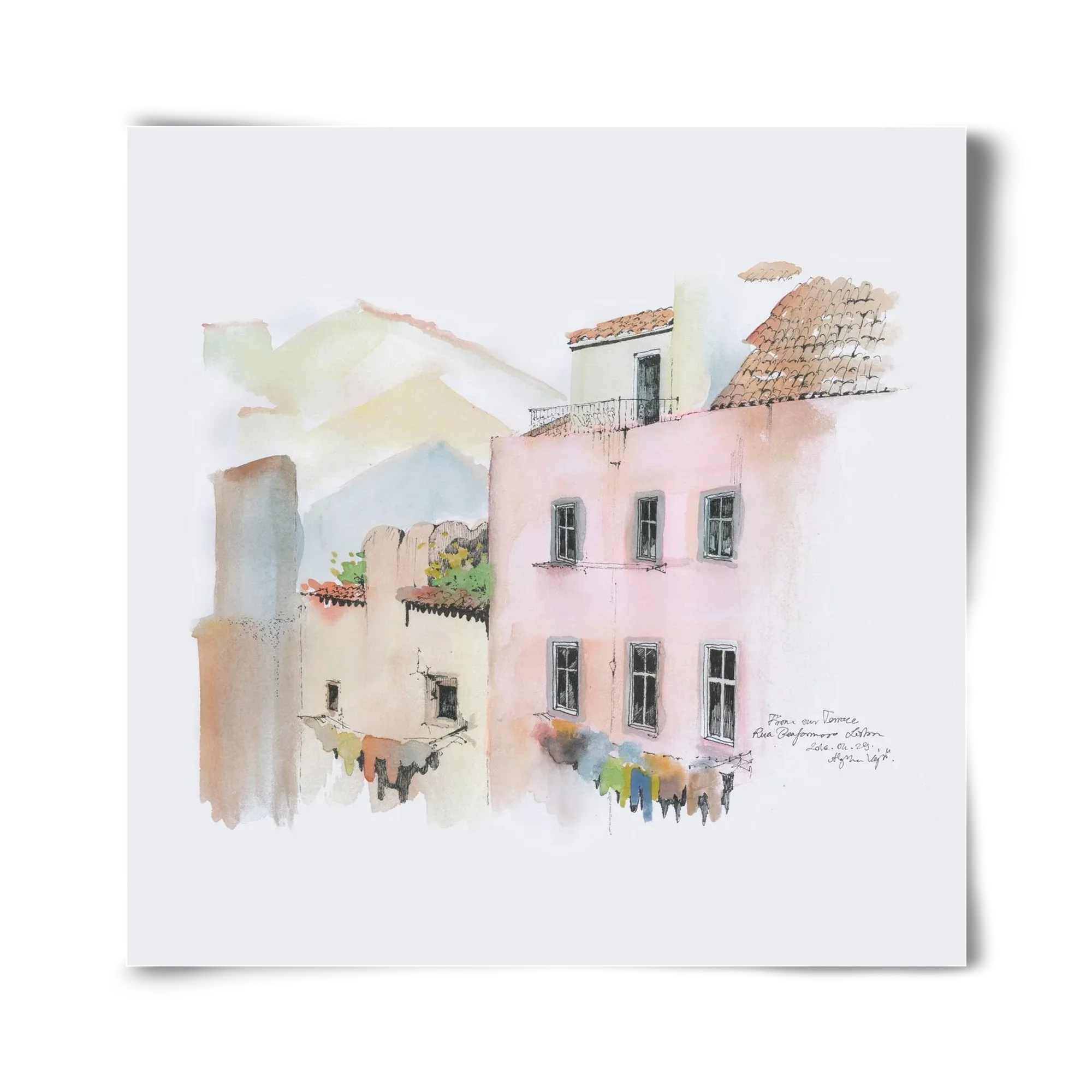 LISBON AQUARELLE NO.14 - artbridge