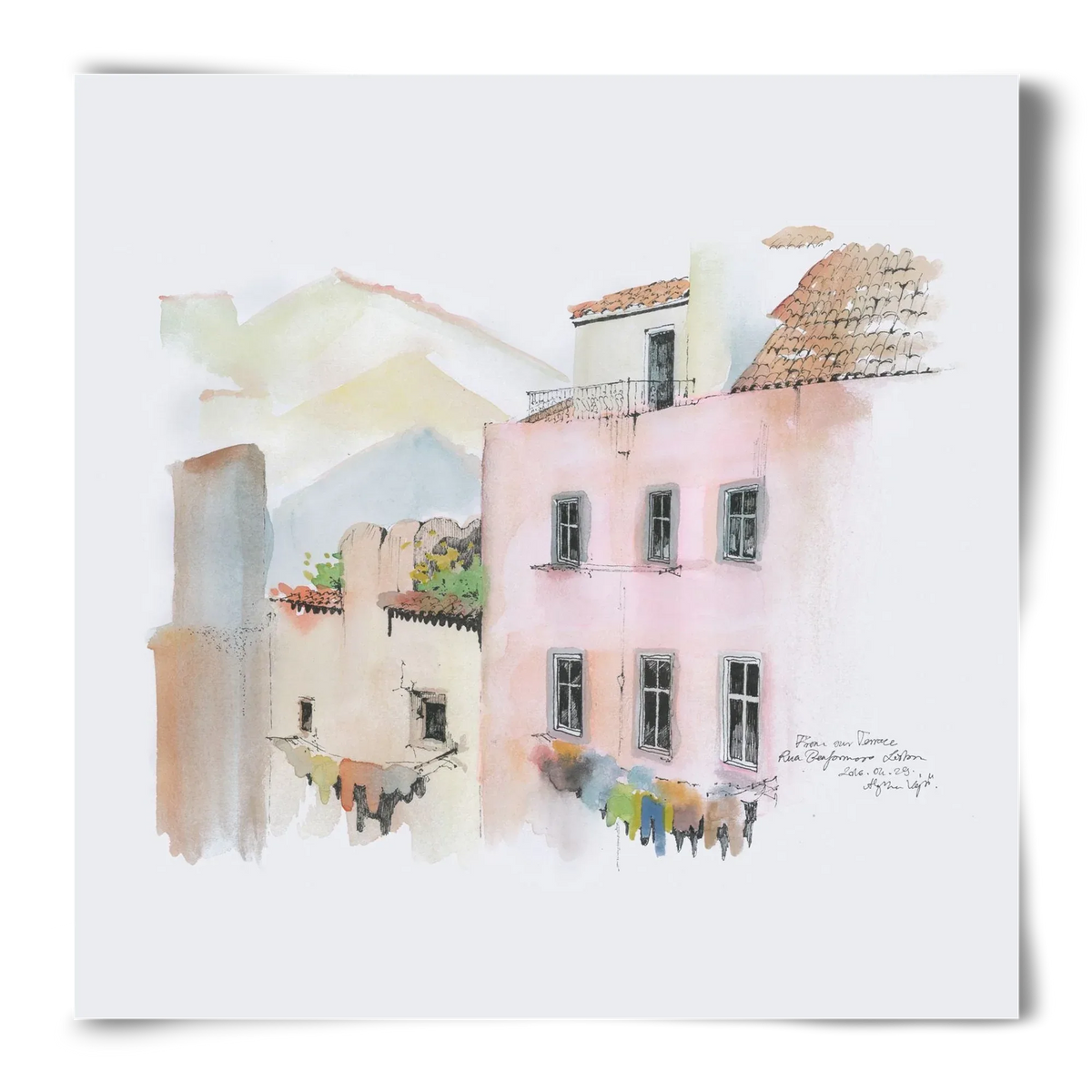 LISBON AQUARELLE NO.14 - artbridge