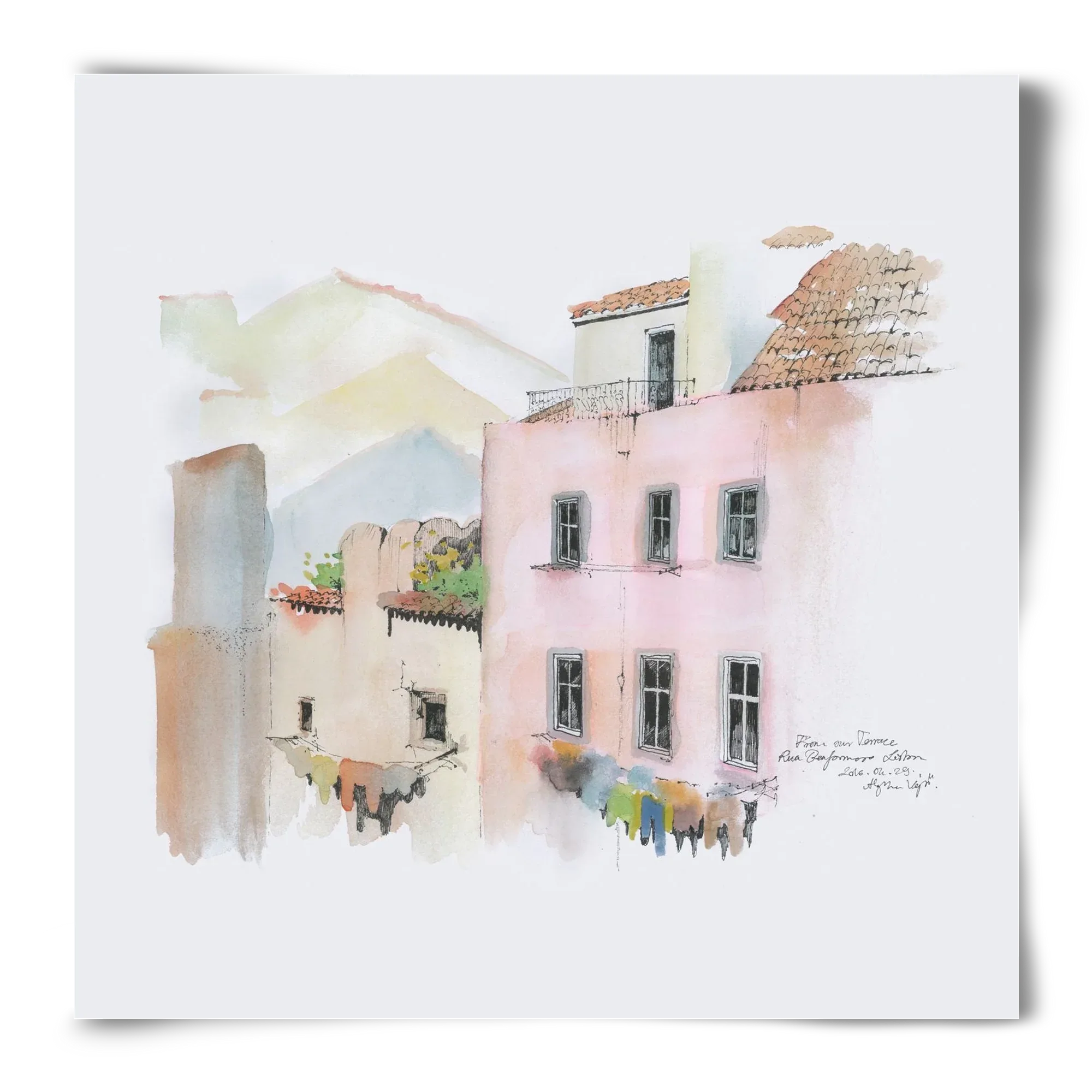 LISBON AQUARELLE NO.14 - artbridge