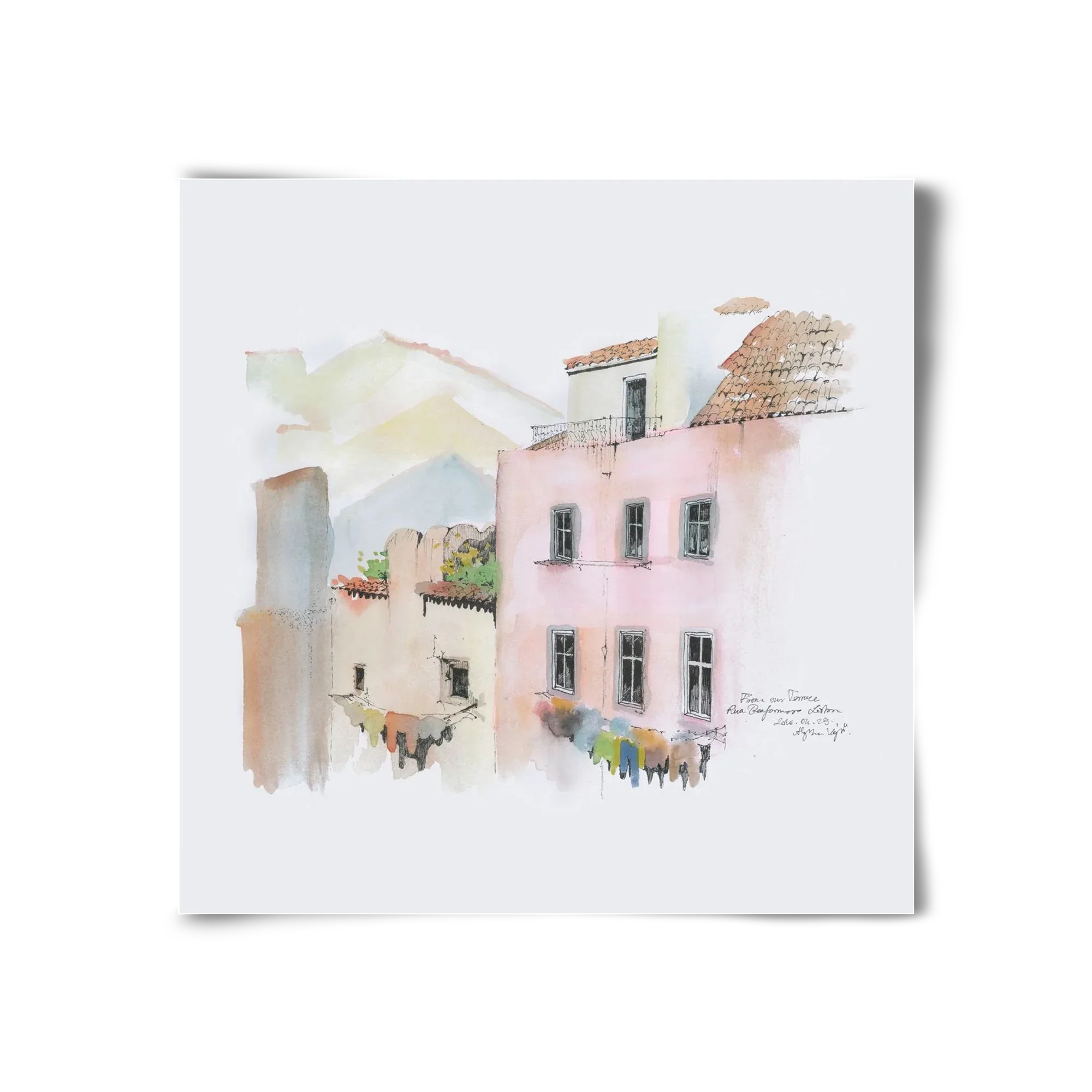 LISBON AQUARELLE NO.14 - artbridge