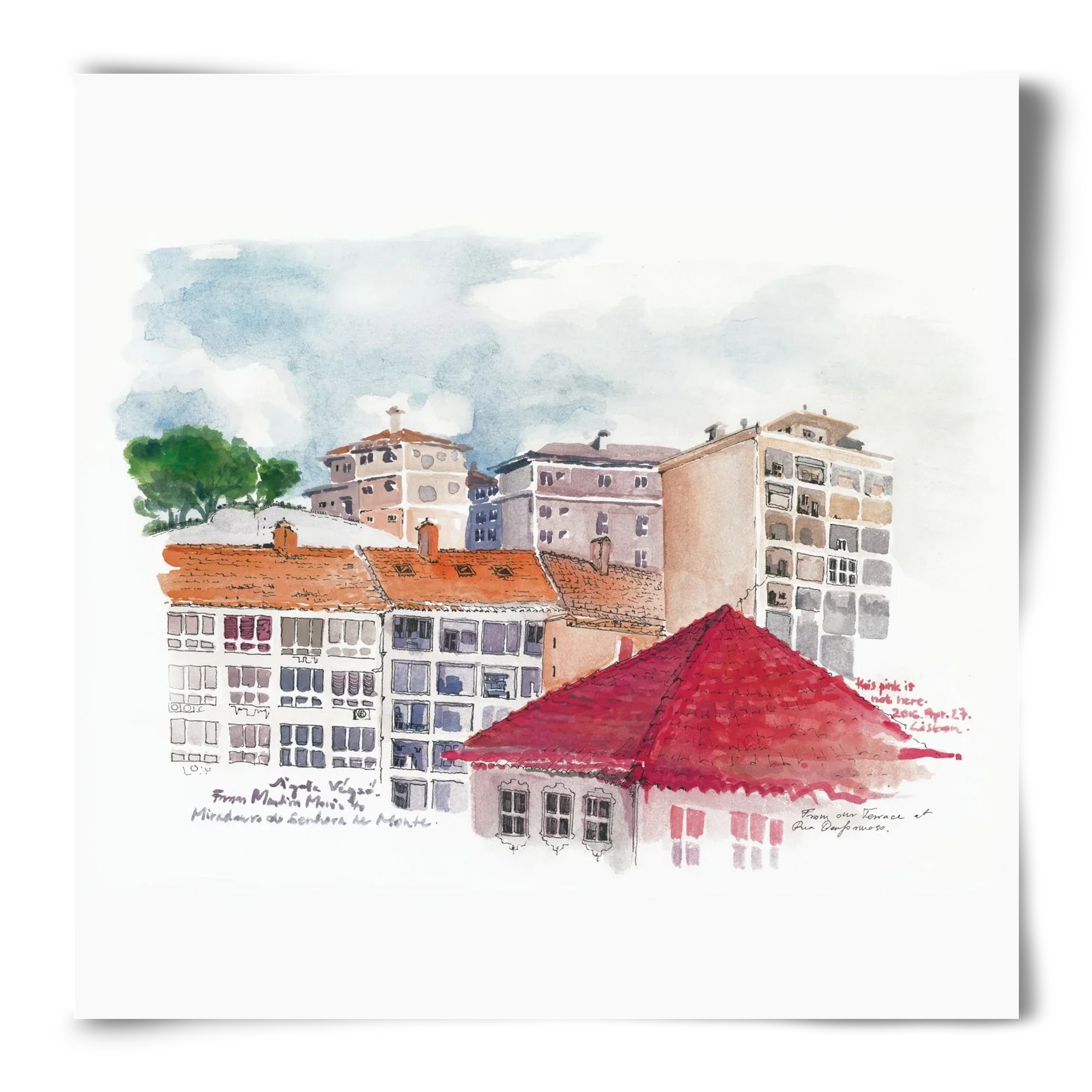 LISBON AQUARELLE NO.15 - artbridge