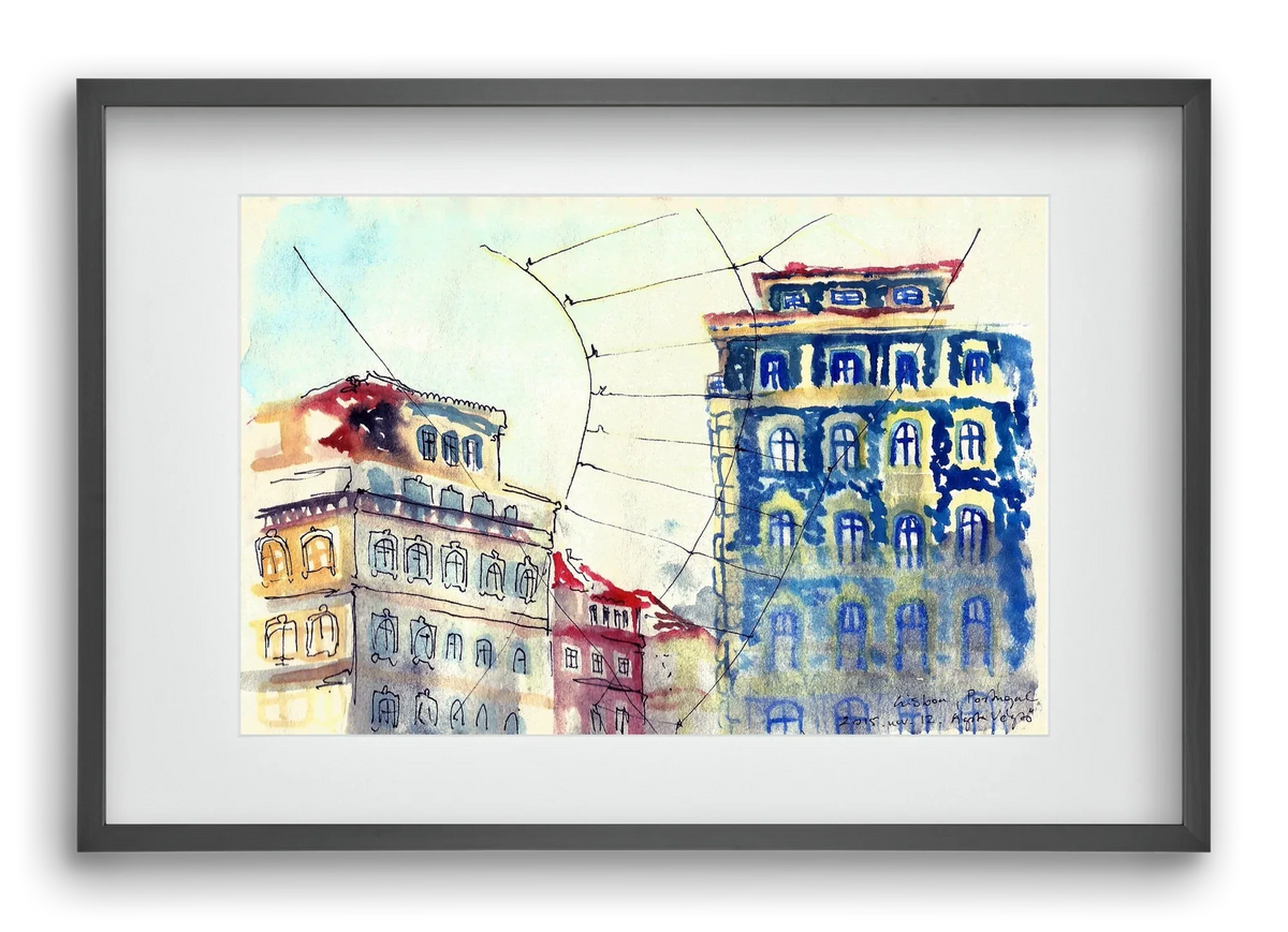 LISBON AQUARELLE NO.18 - artbridge