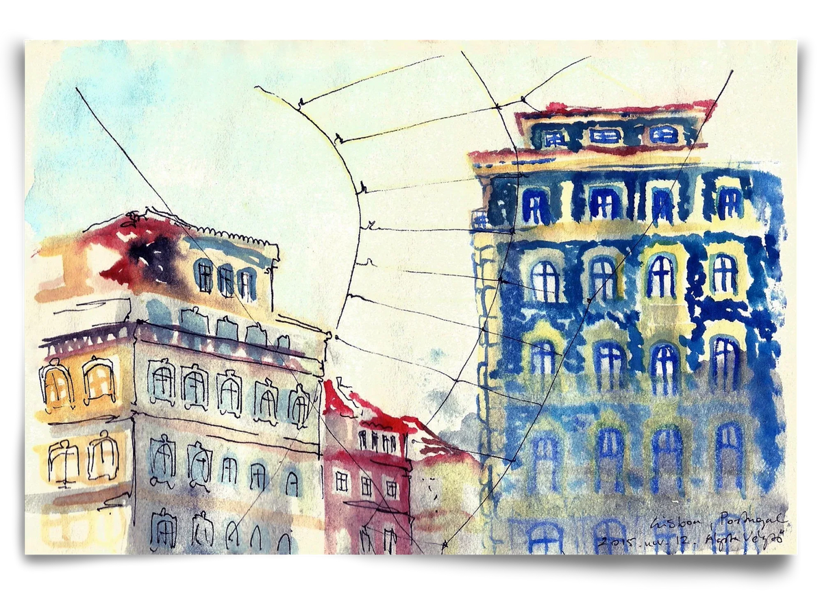 LISBON AQUARELLE NO.18 - artbridge