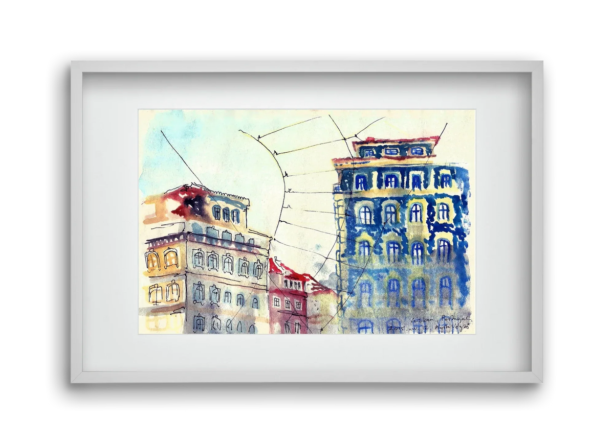 LISBON AQUARELLE NO.18 - artbridge