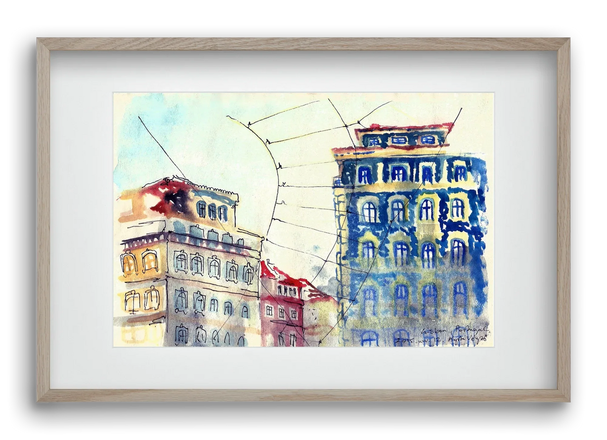 LISBON AQUARELLE NO.18 - artbridge