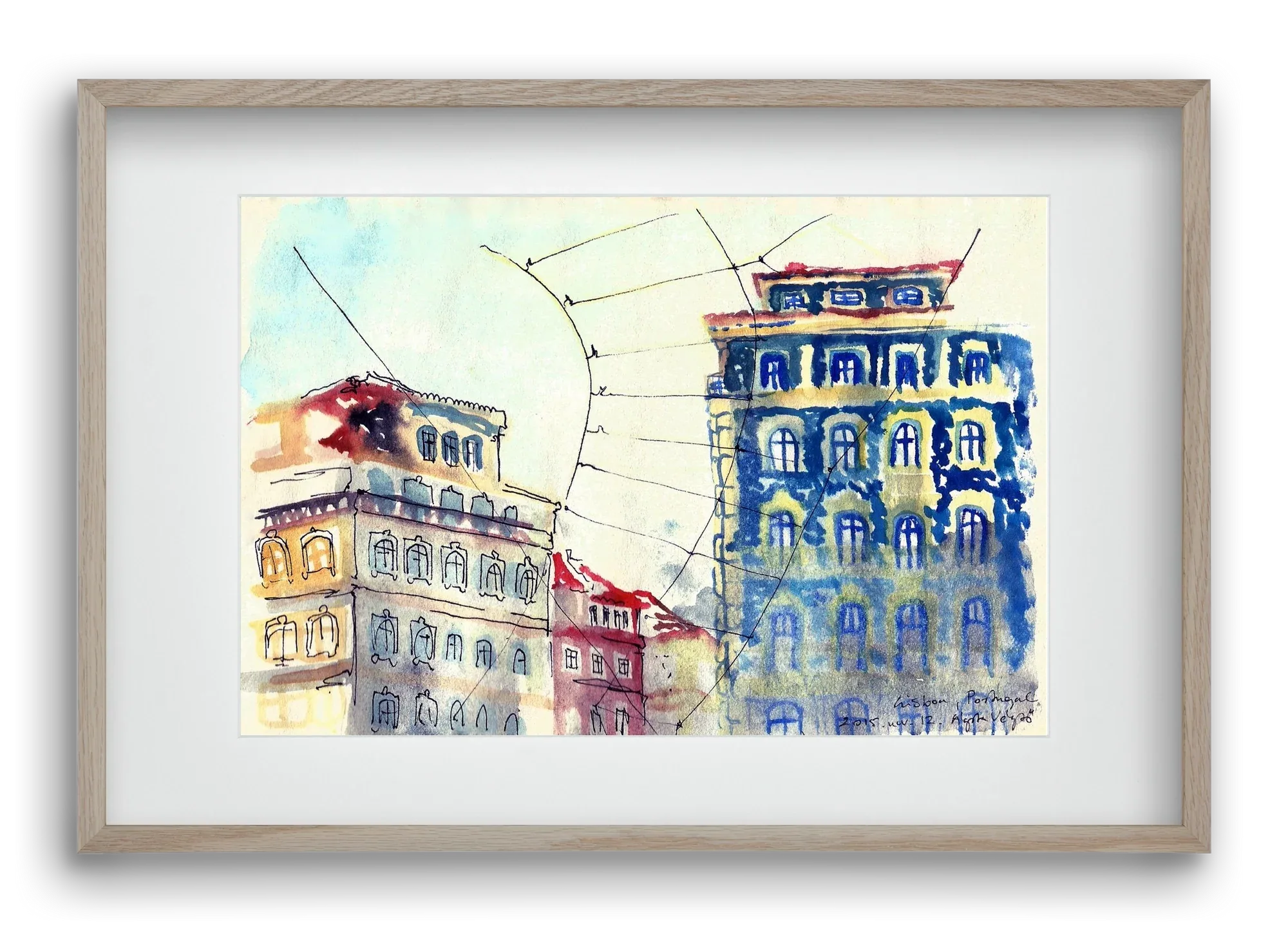 LISBON AQUARELLE NO.18 - artbridge
