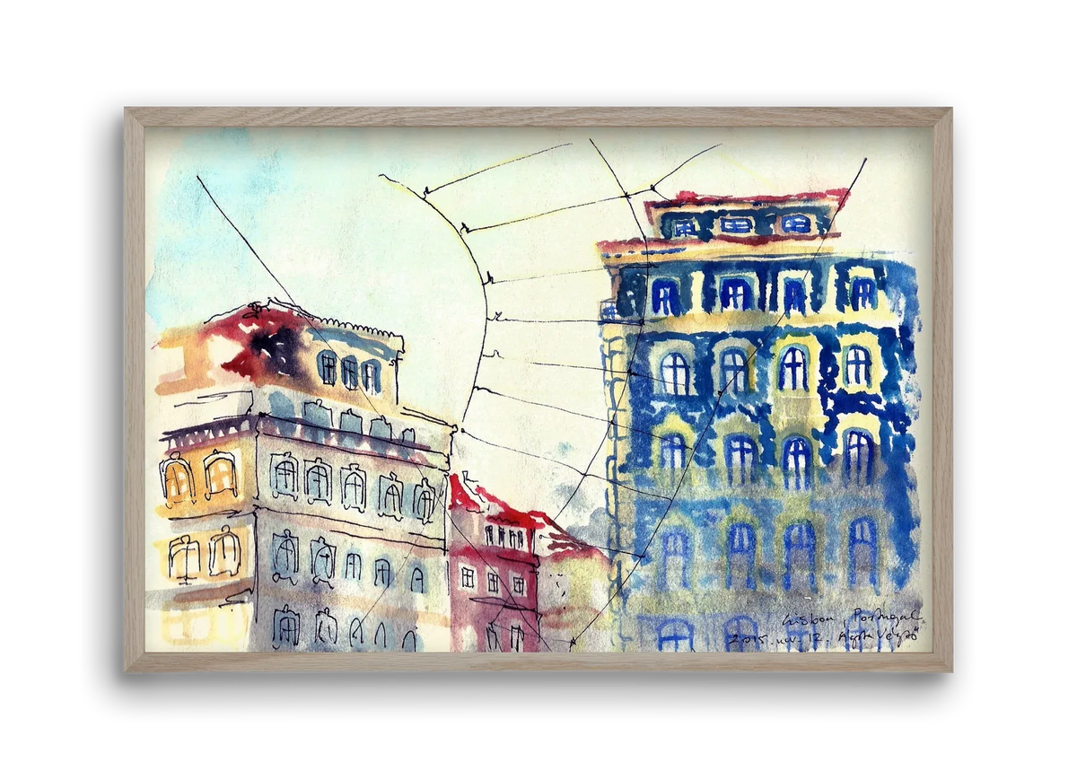 LISBON AQUARELLE NO.18 - artbridge