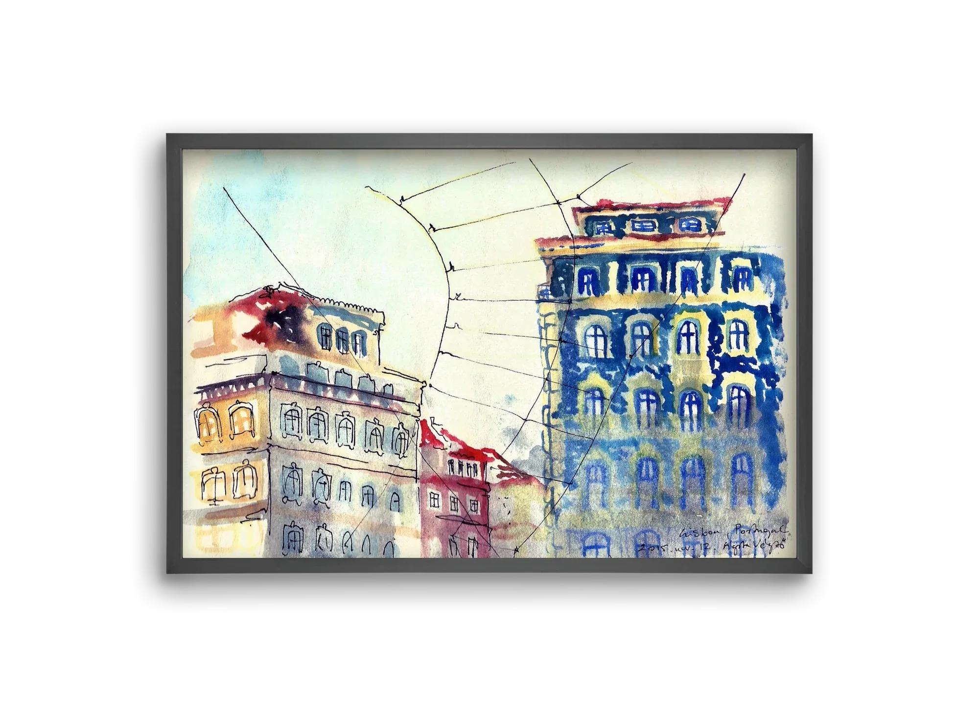 LISBON AQUARELLE NO.18 - artbridge