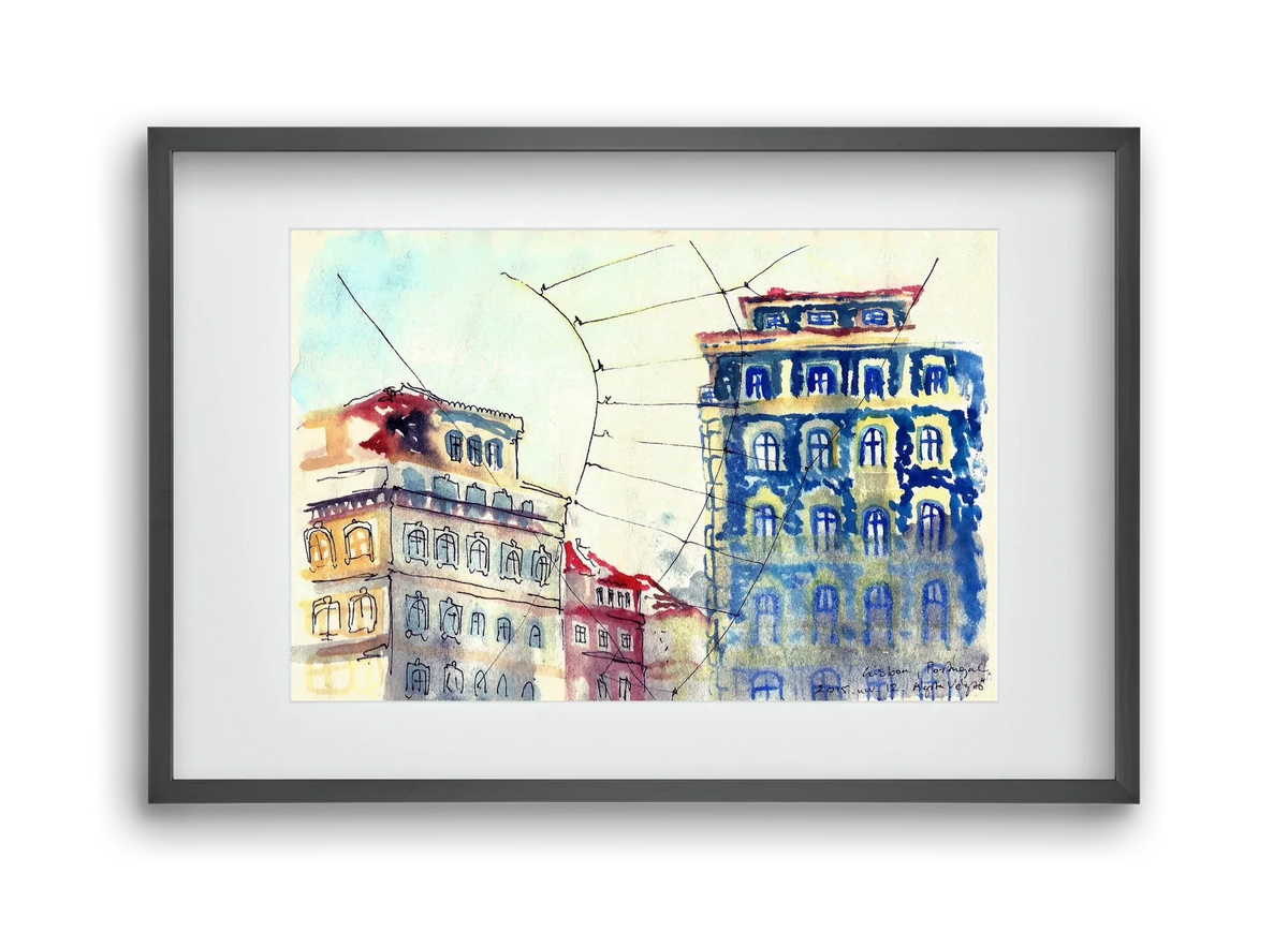 LISBON AQUARELLE NO.18 - artbridge
